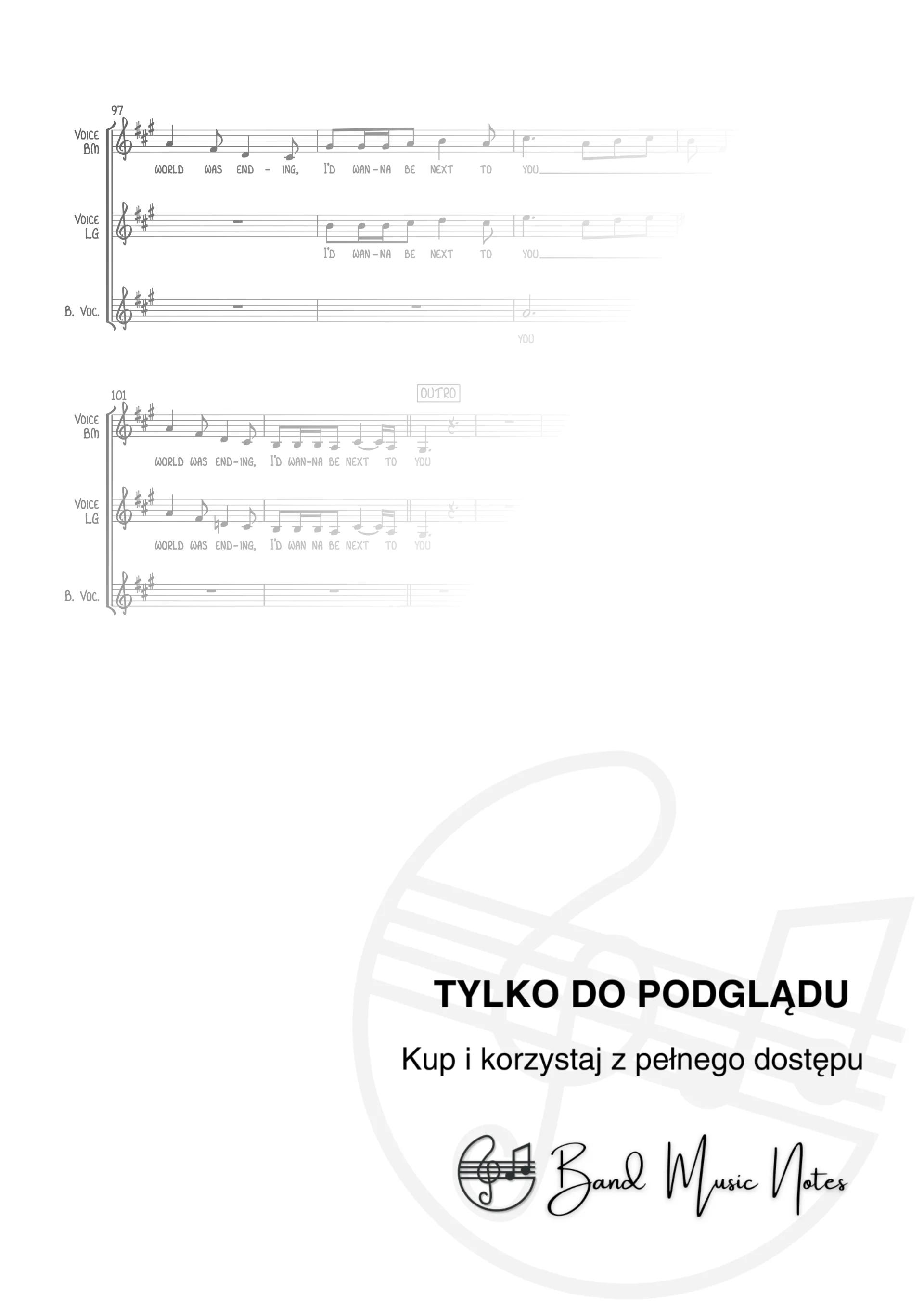 Lady Gaga, Bruno Mars - Die With A Smile - Vocal & Backing Vocal Score_0007