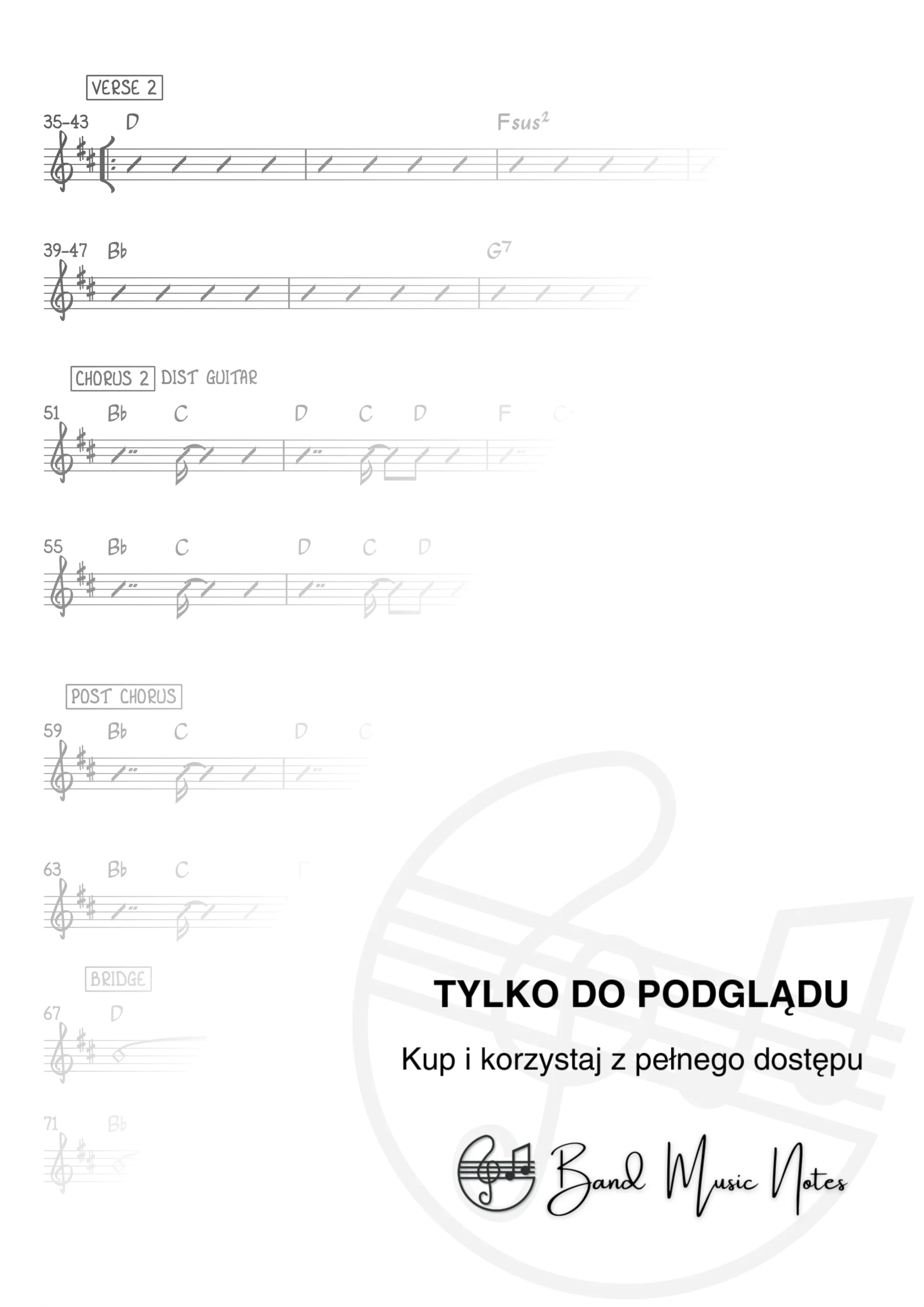 Lady Gaga - Perfect Celebrity - Band Score_0002