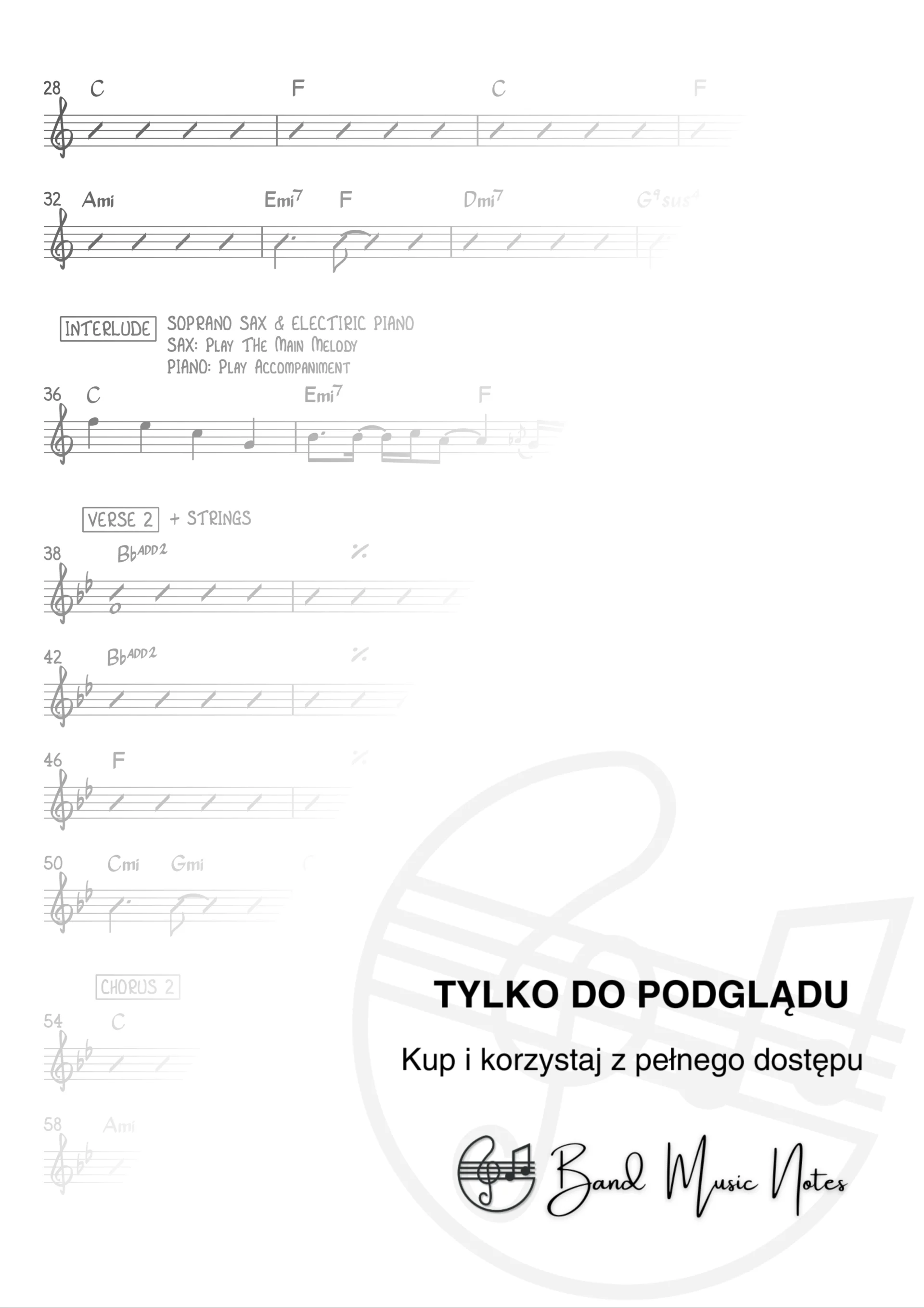 Majka Jeżowska, De Mono - Chcę z Tobą spędzić święta - Band Score_0002