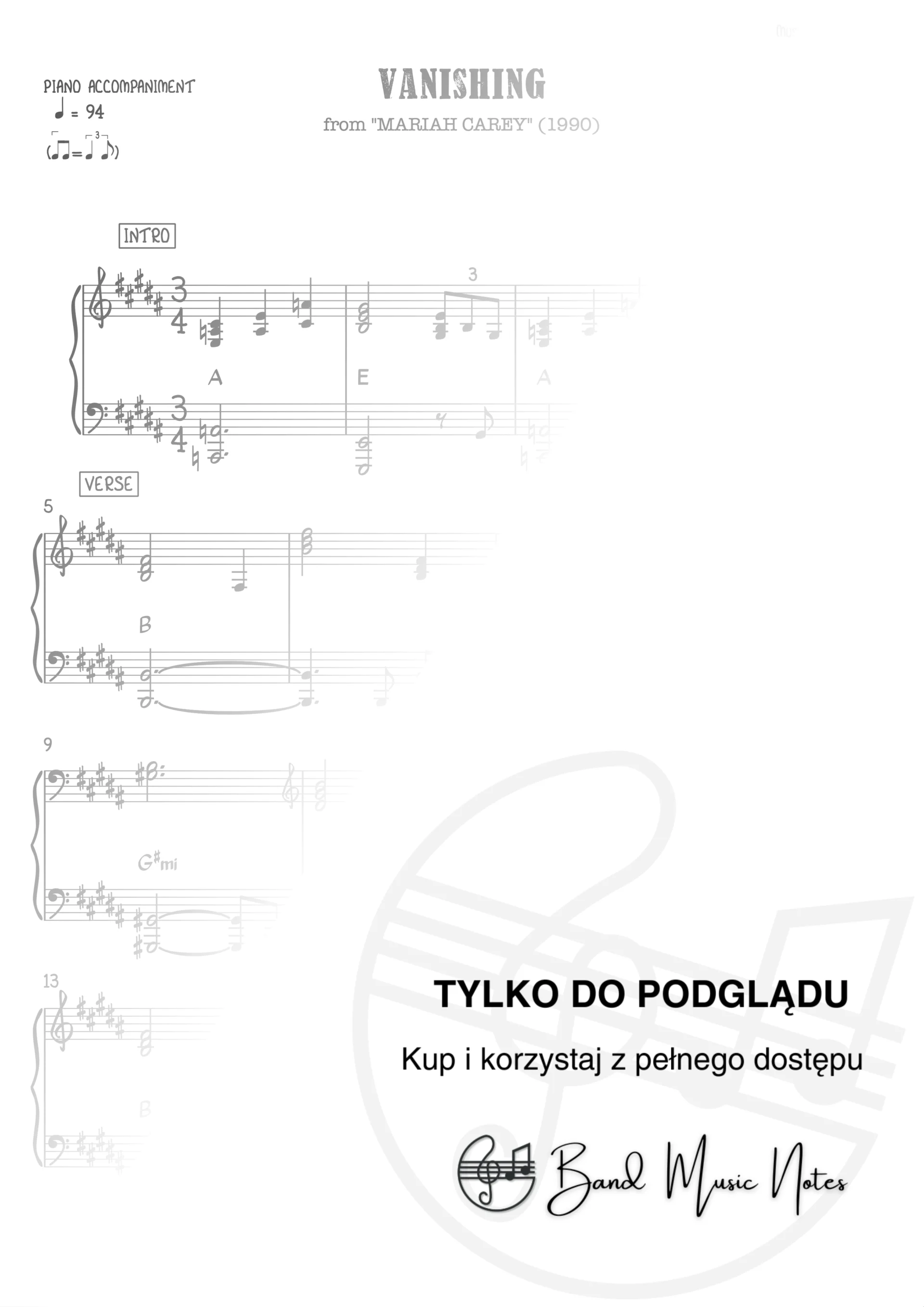 Mariah Carey - Vanishing - Piano Accompaniment_0001