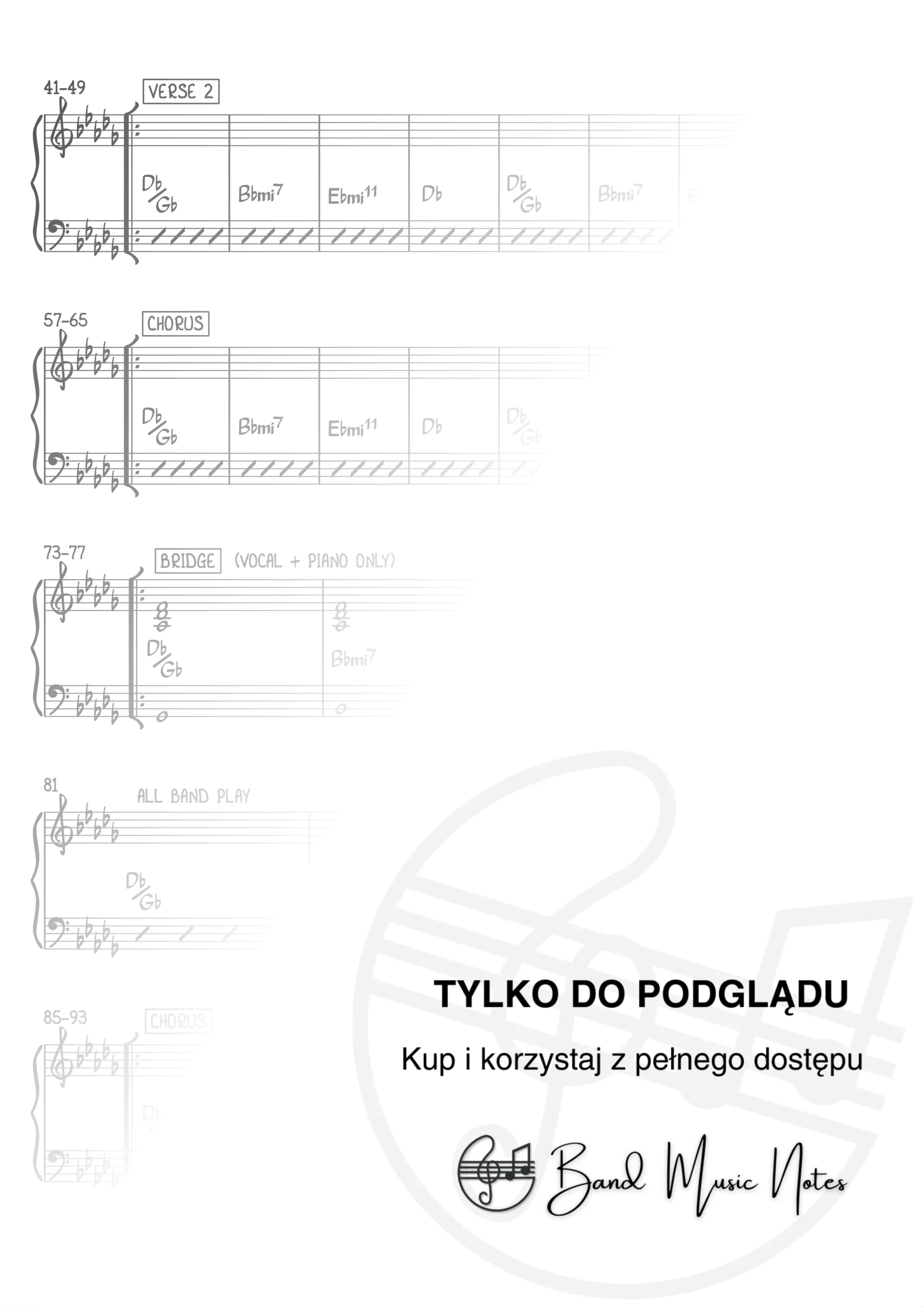 Maroon 5 - Sugar - Band Score_0002