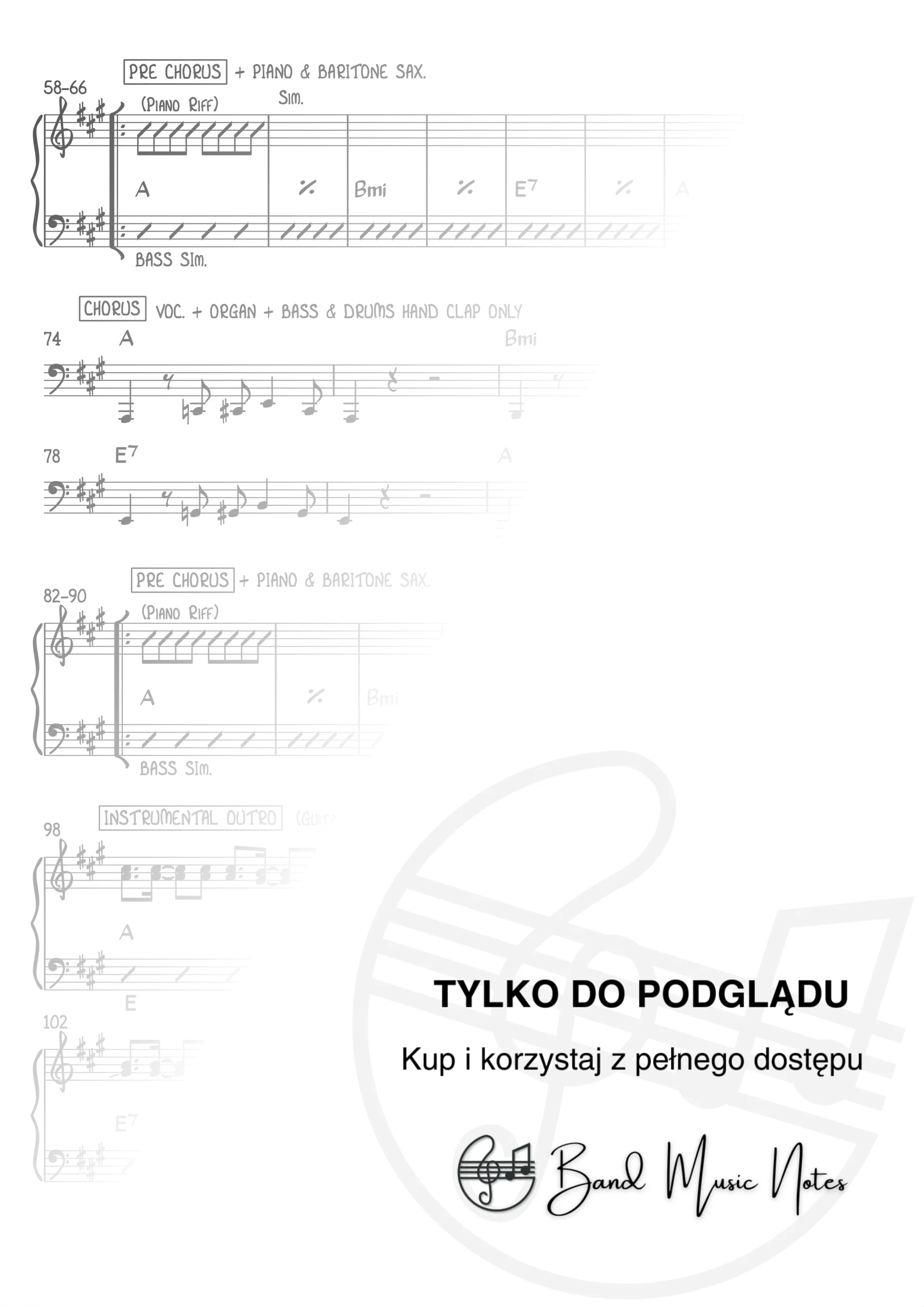Meghan Trainor - All About That Bass - Band Score_0003