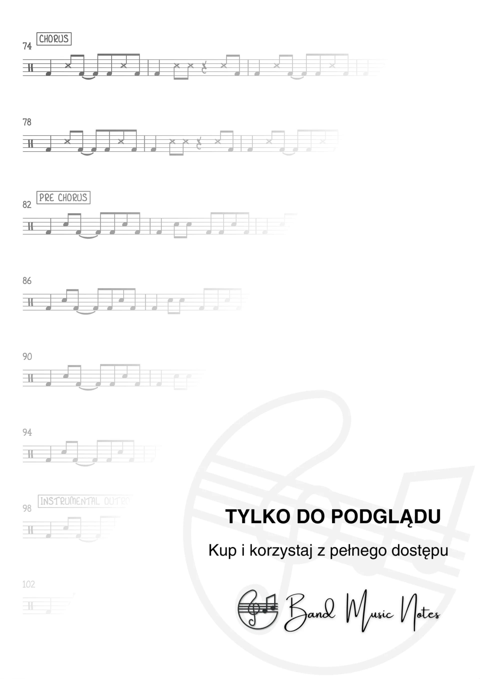 Meghan Trainor - All About That Bass - Drum Set Part_0003