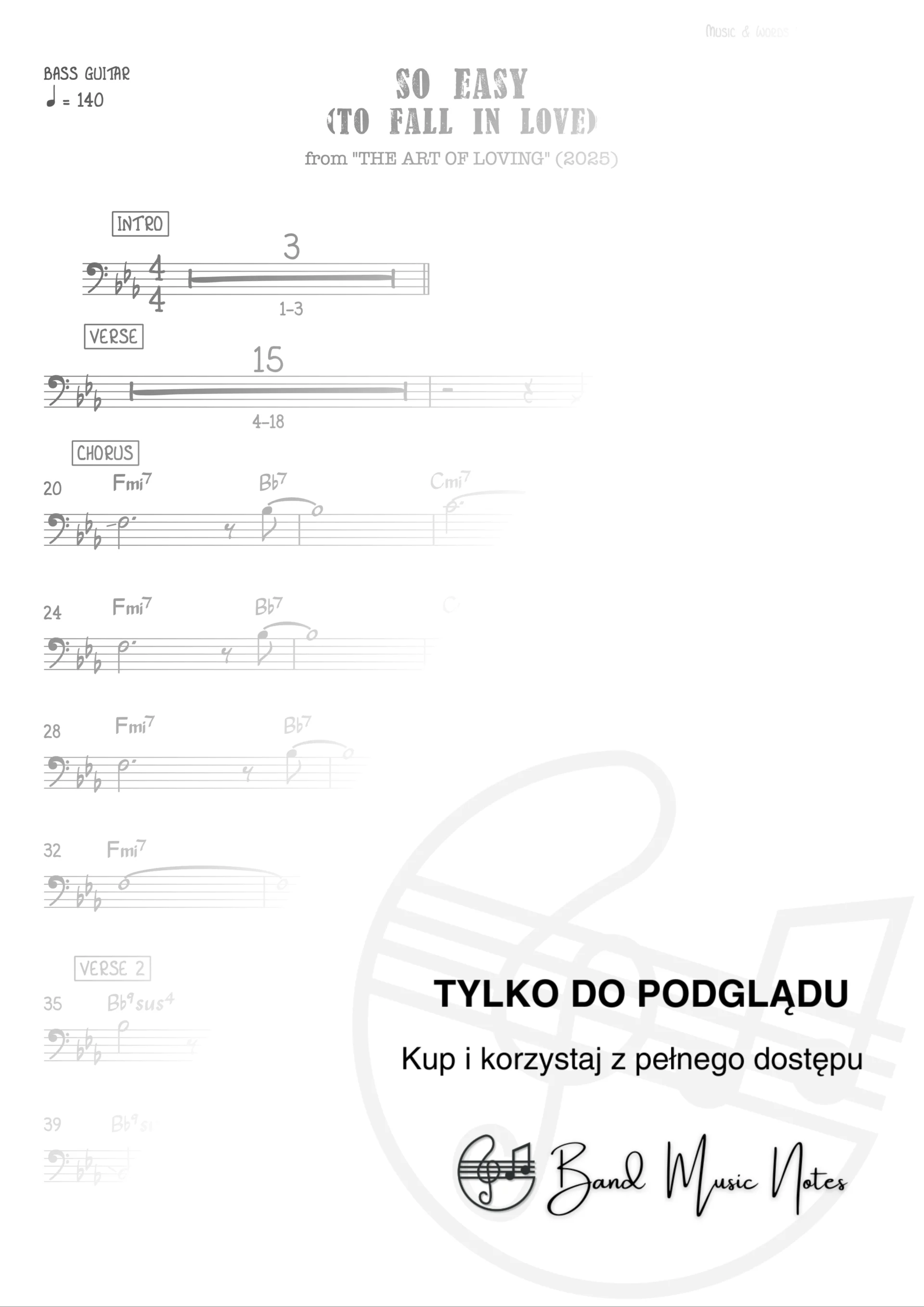 Olivia Dean - So Easy (To Fall In Love) - Bass Guitar Part_0001