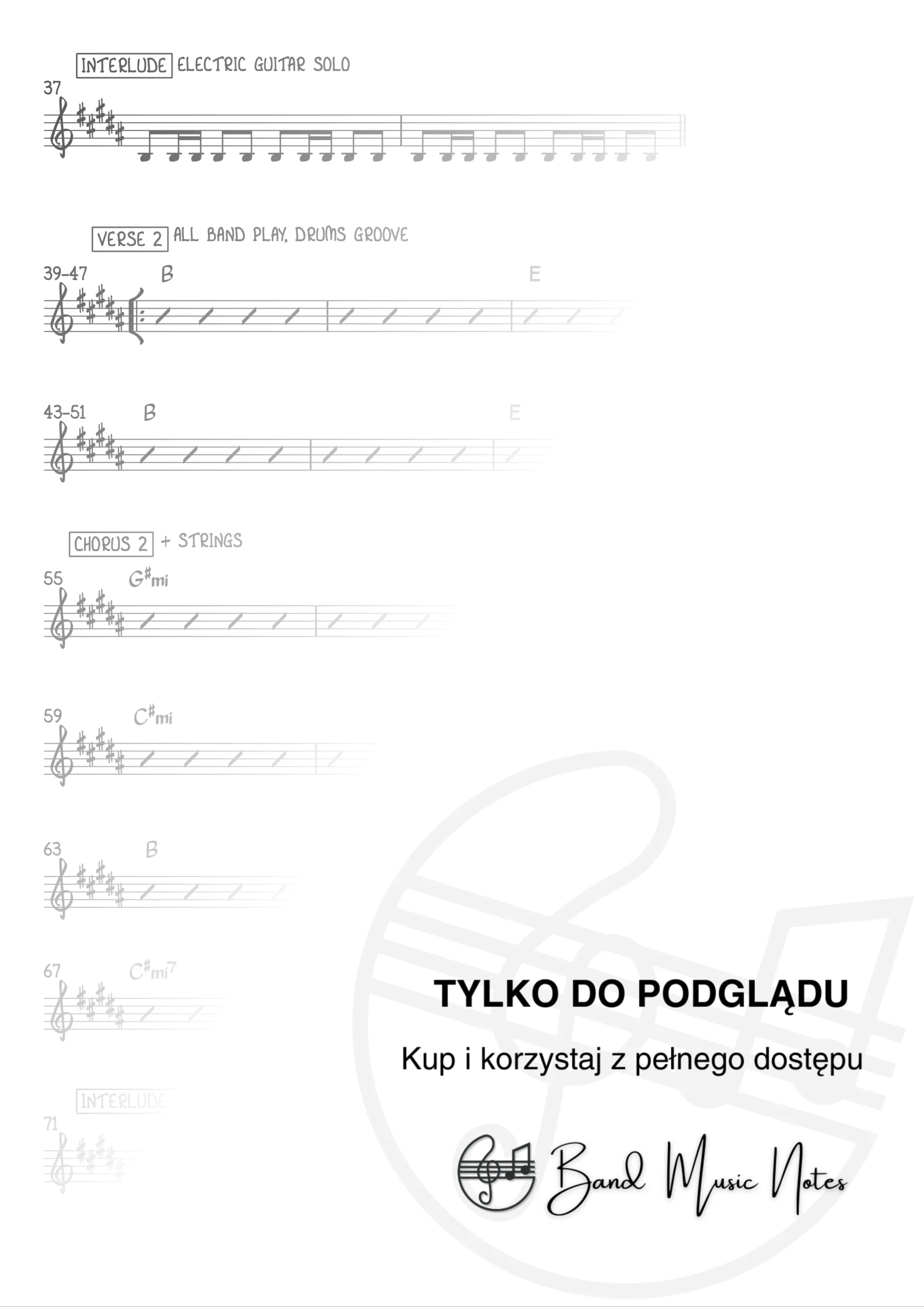 Olivia Rodrigo - Stupid Song - Band Score_0002