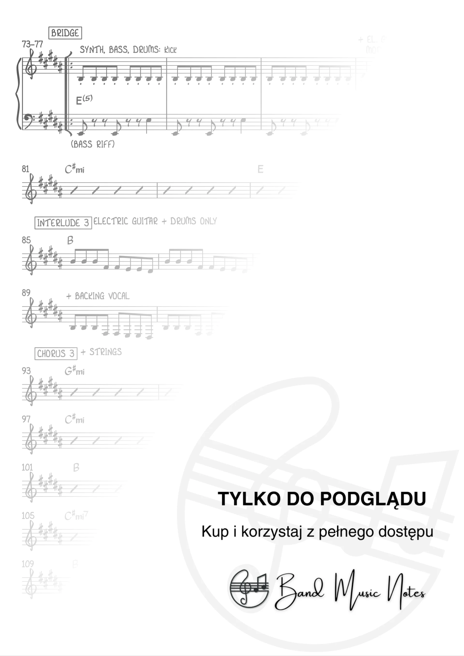 Olivia Rodrigo - Stupid Song - Band Score_0003