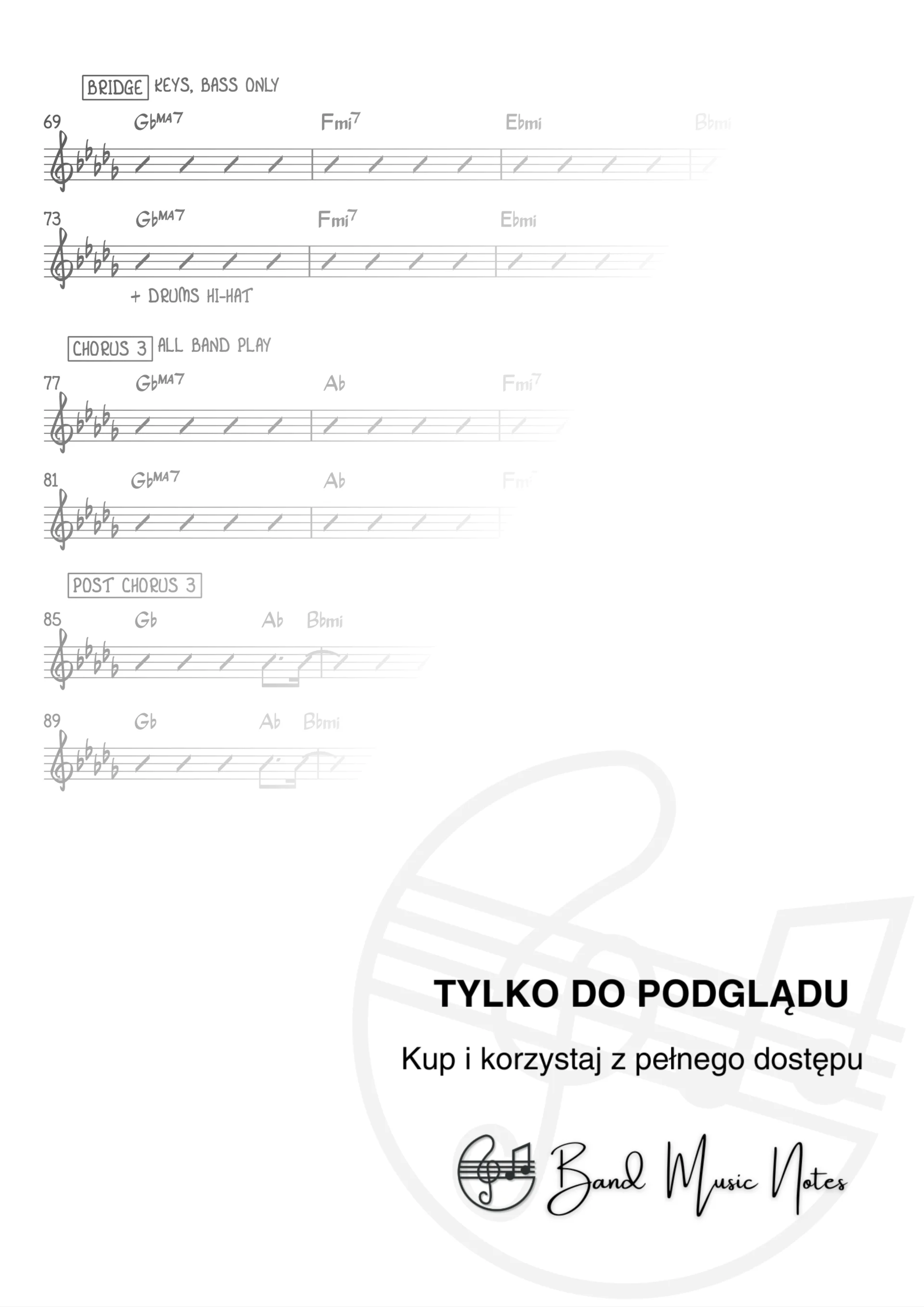 Olly Murs ft. Travie McCoy - Wrapped Up - Band Score_0003