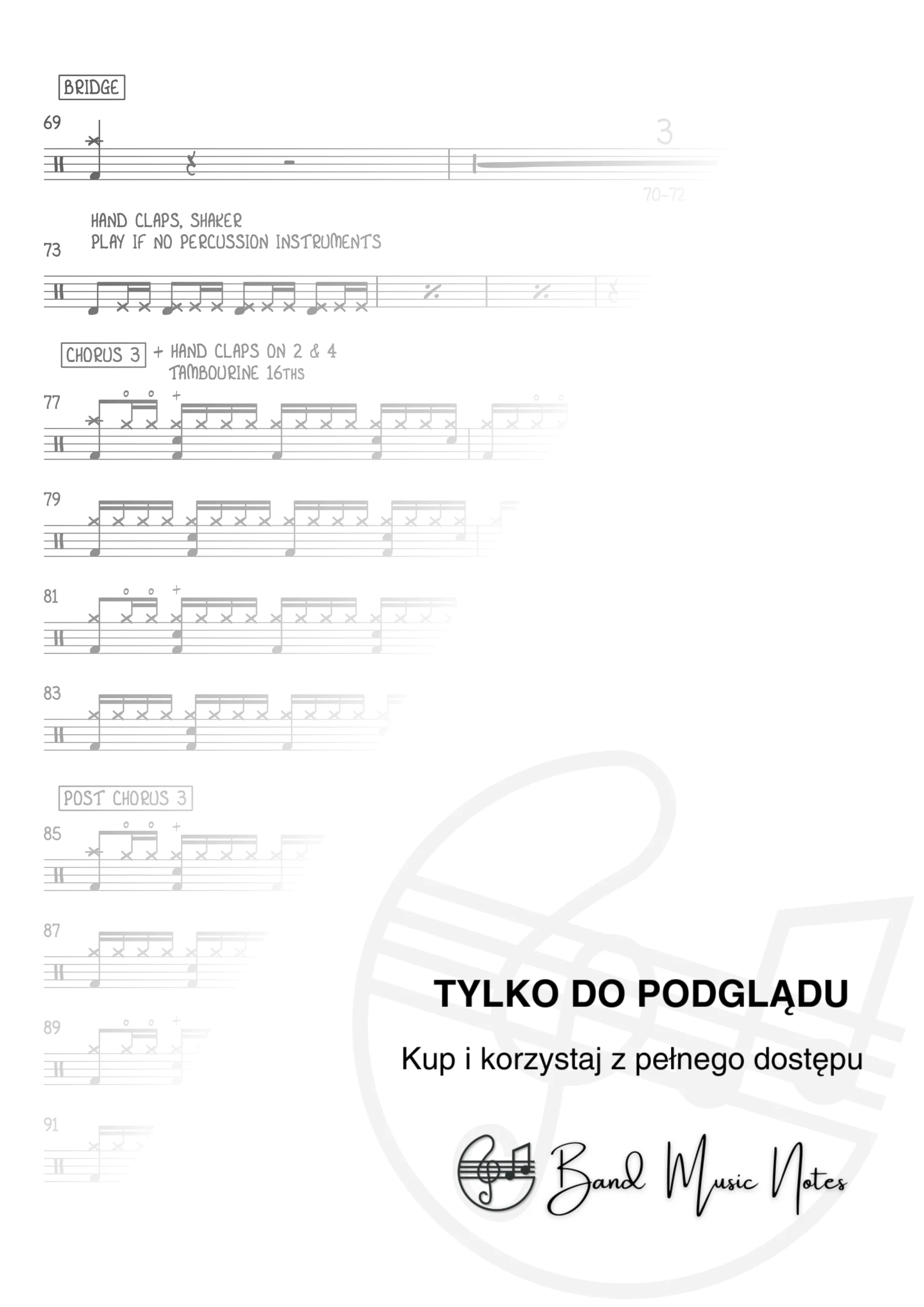 Olly Murs ft. Travie McCoy - Wrapped Up - Drum Set Part_0004