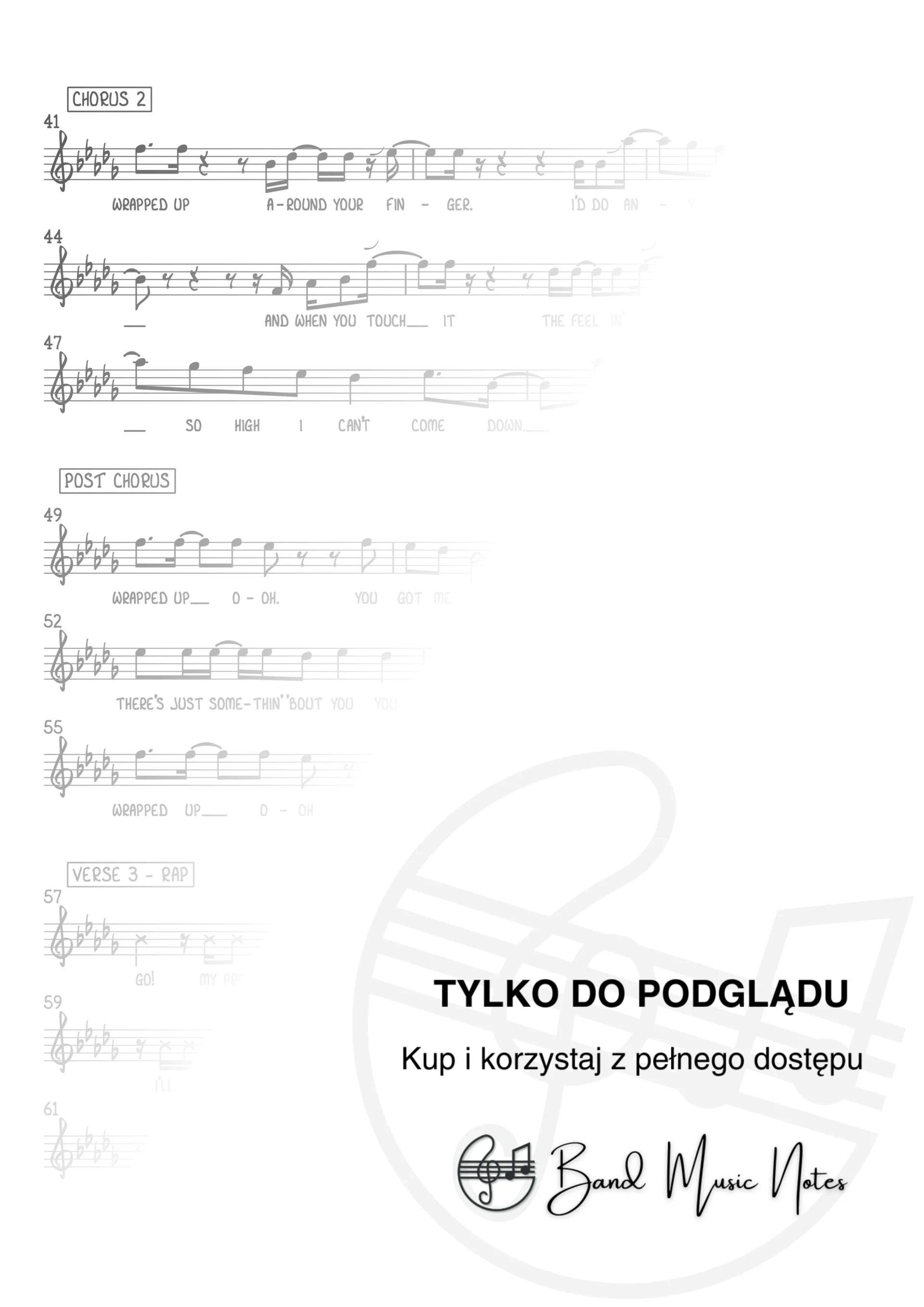 Olly Murs ft. Travie McCoy - Wrapped Up - Vocal Score_0003