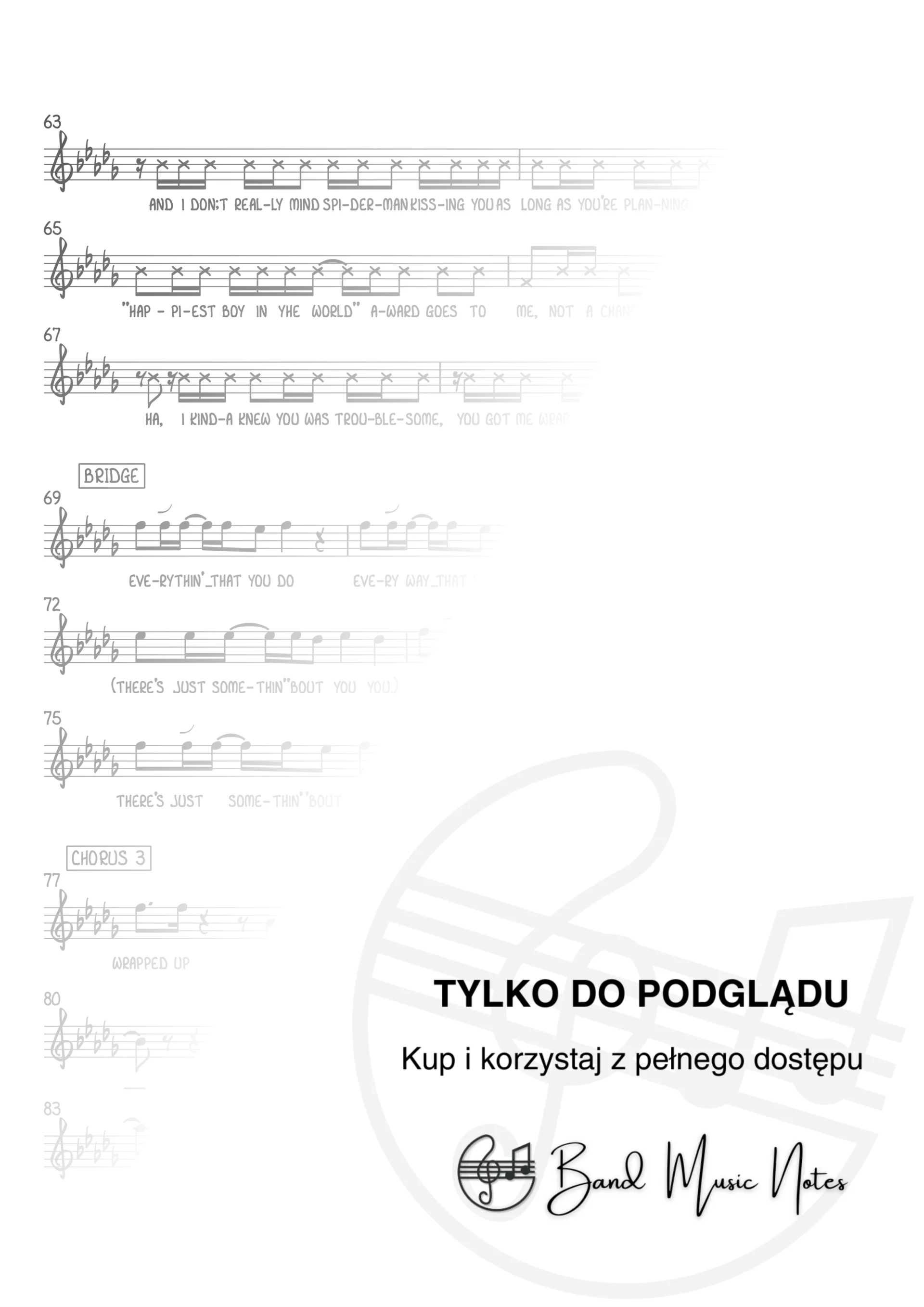 Olly Murs ft. Travie McCoy - Wrapped Up - Vocal Score_0004