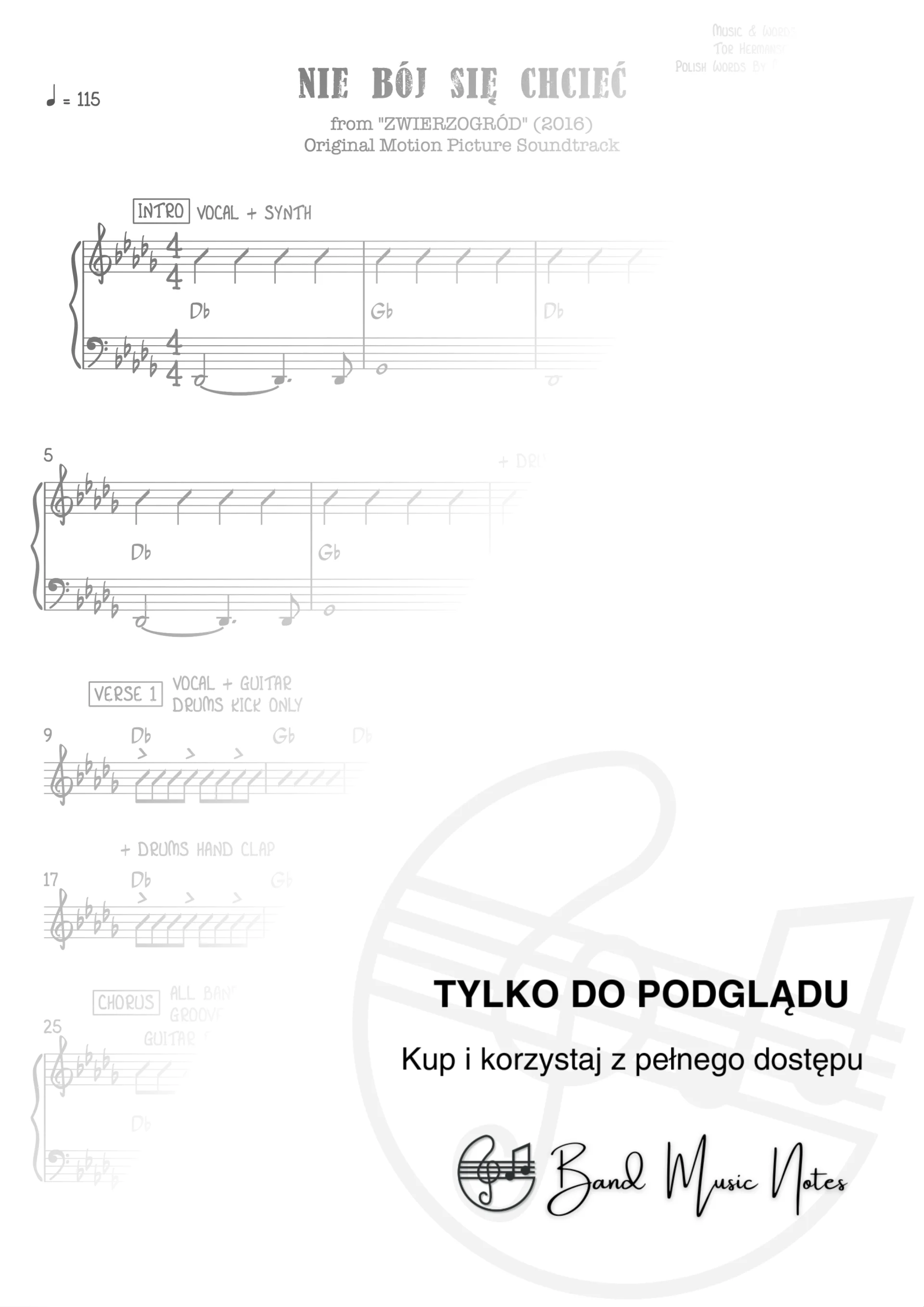 Paulina Przybysz - Nie bój się chcieć - Band Score_0001