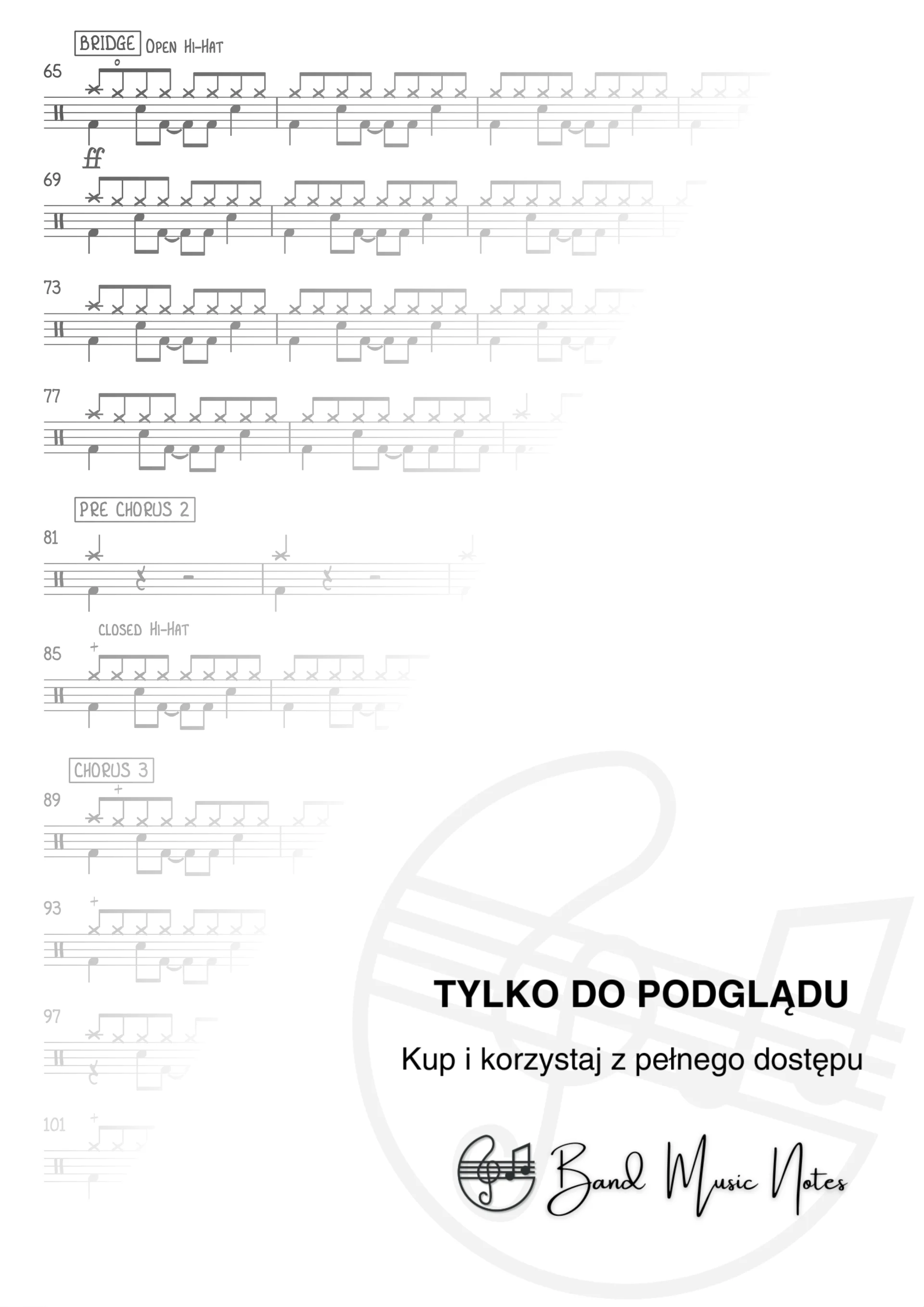 ROSÉ & Bruno Mars - APT. - Drum Set Part_0003