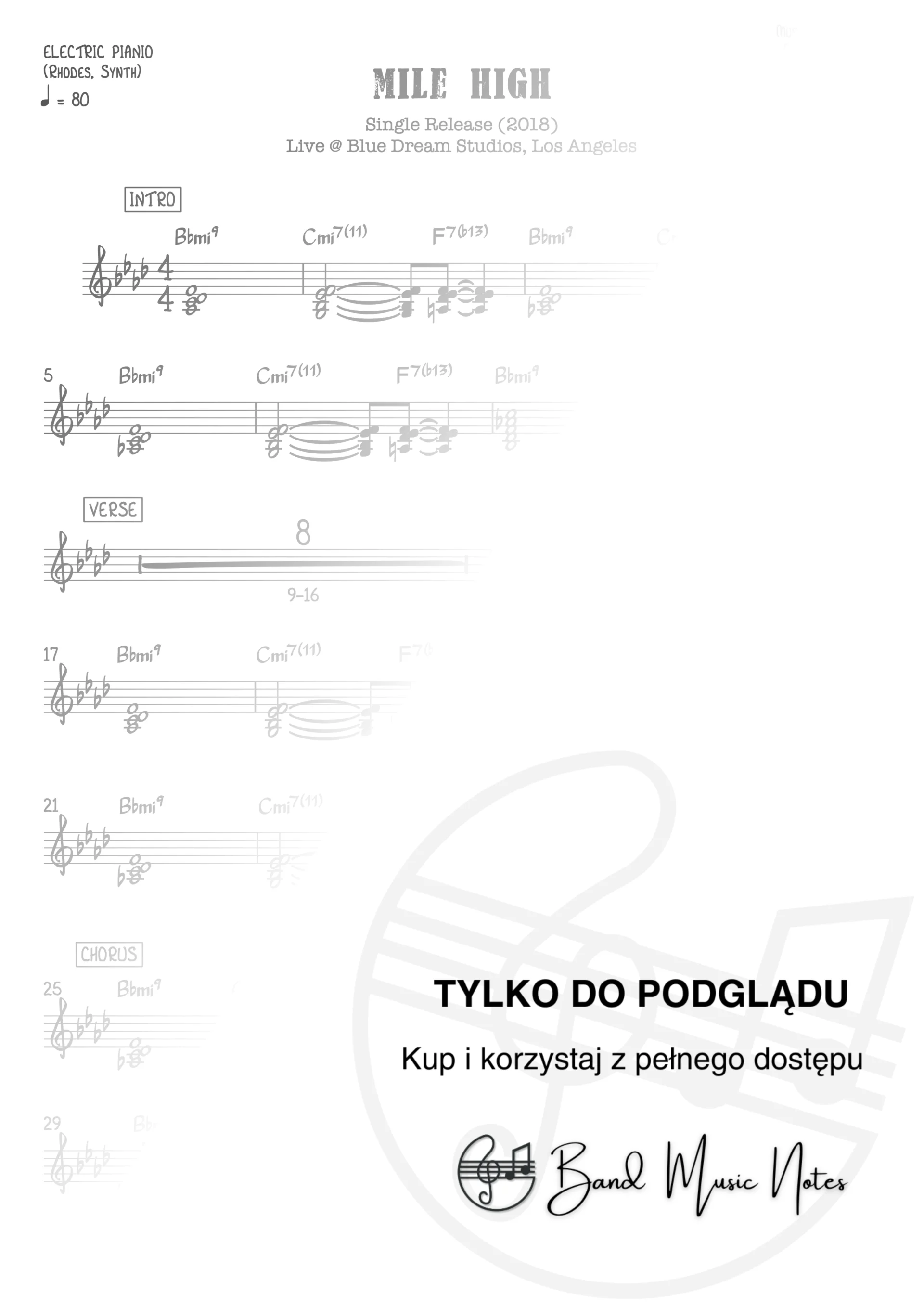 Raquel Rodriguez - Mile High - Ver. live - Electric Piano Part_0001