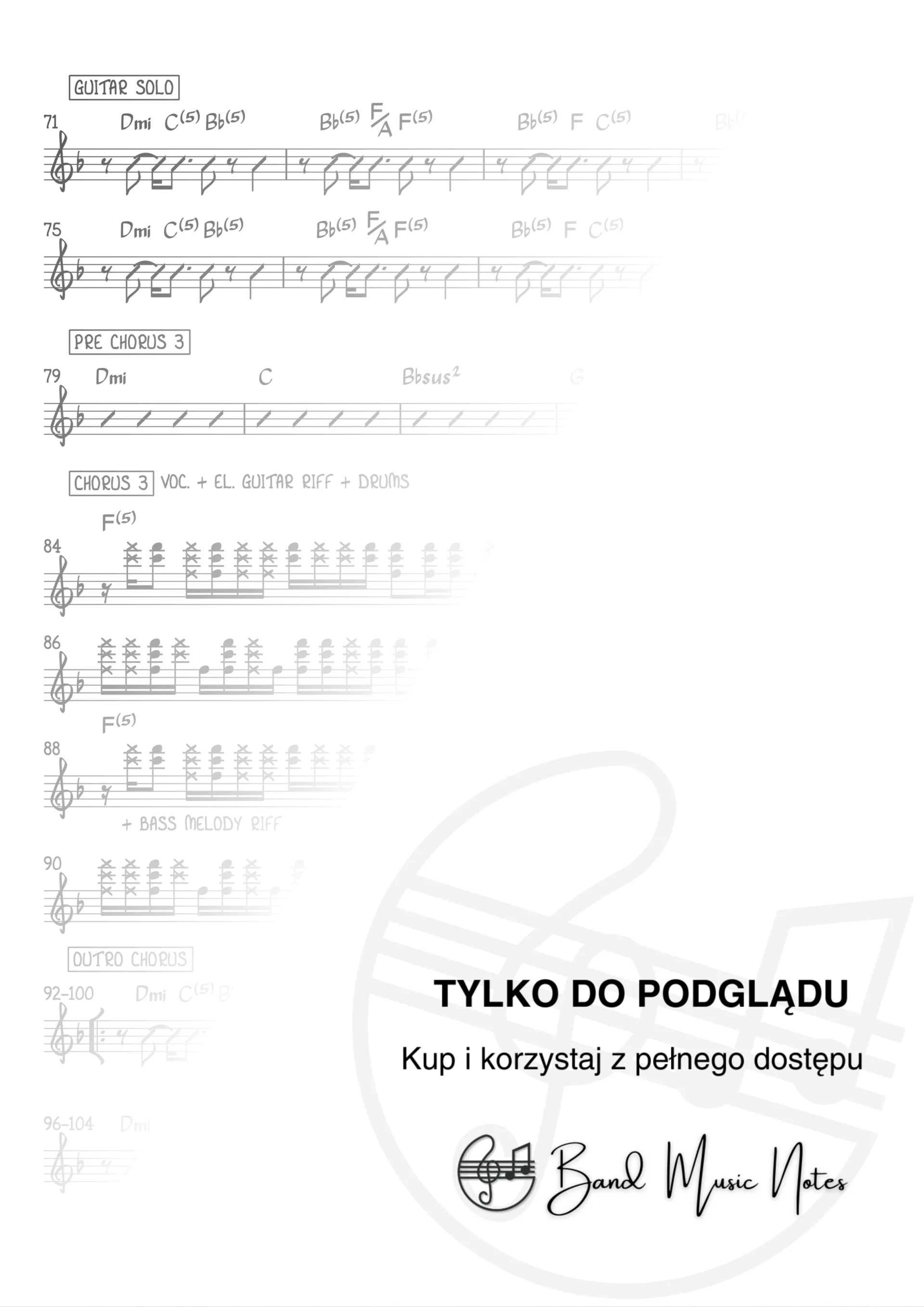 Rascal Flatts - Life Is A Highway - Band Score_0003