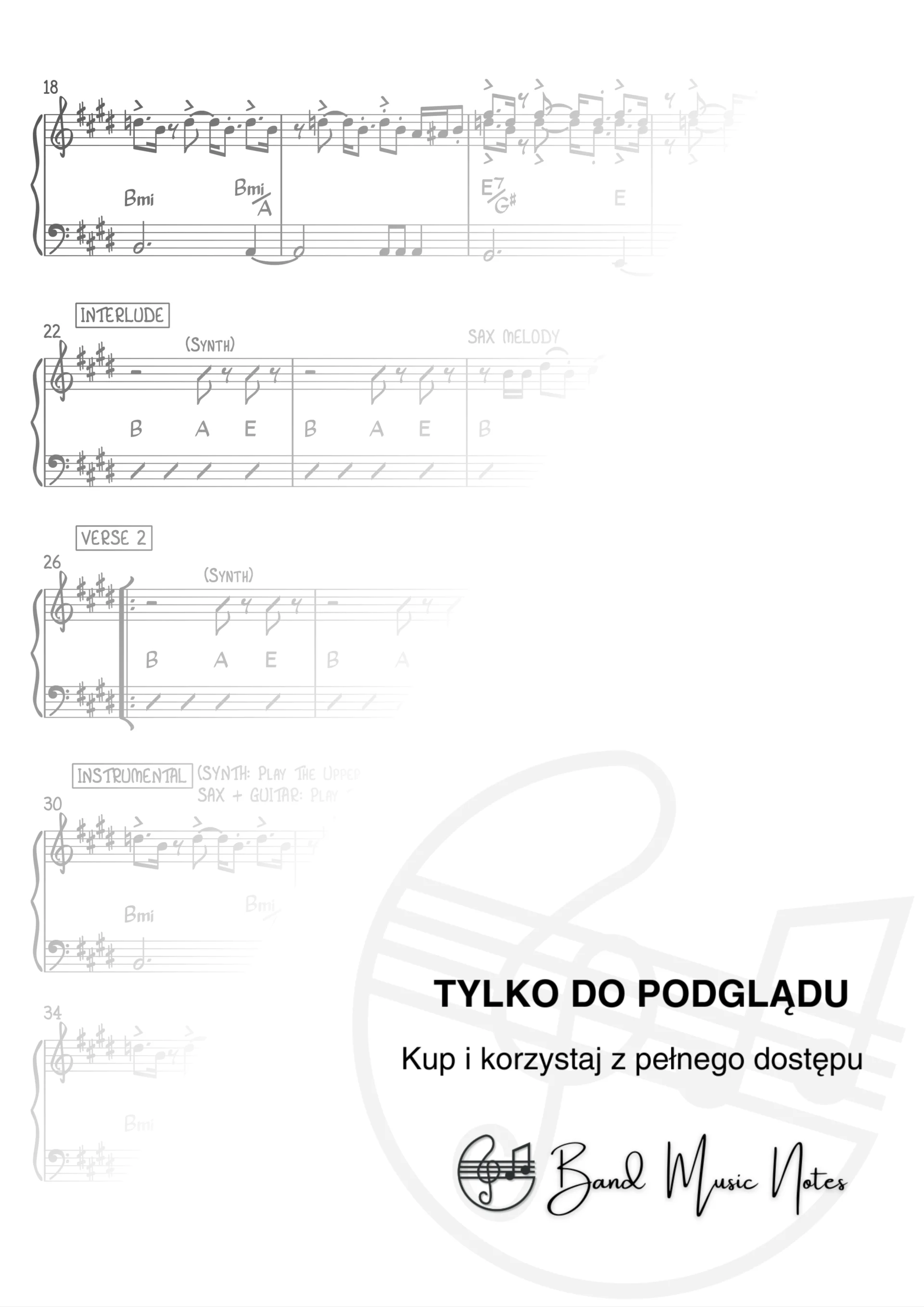 Ray Parker Jr. - Ghostbusters - Band Score_0002