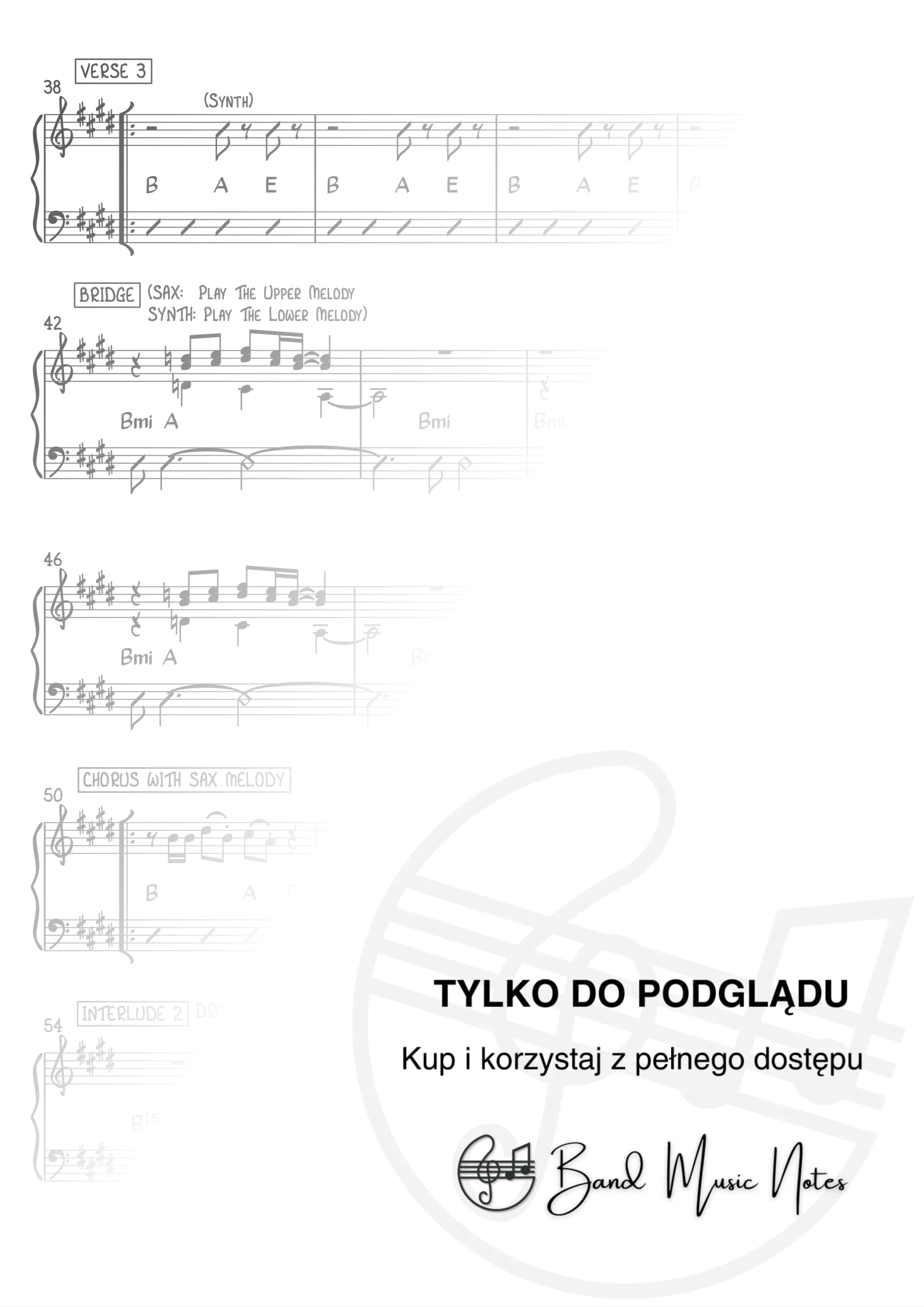 Ray Parker Jr. - Ghostbusters - Band Score_0003