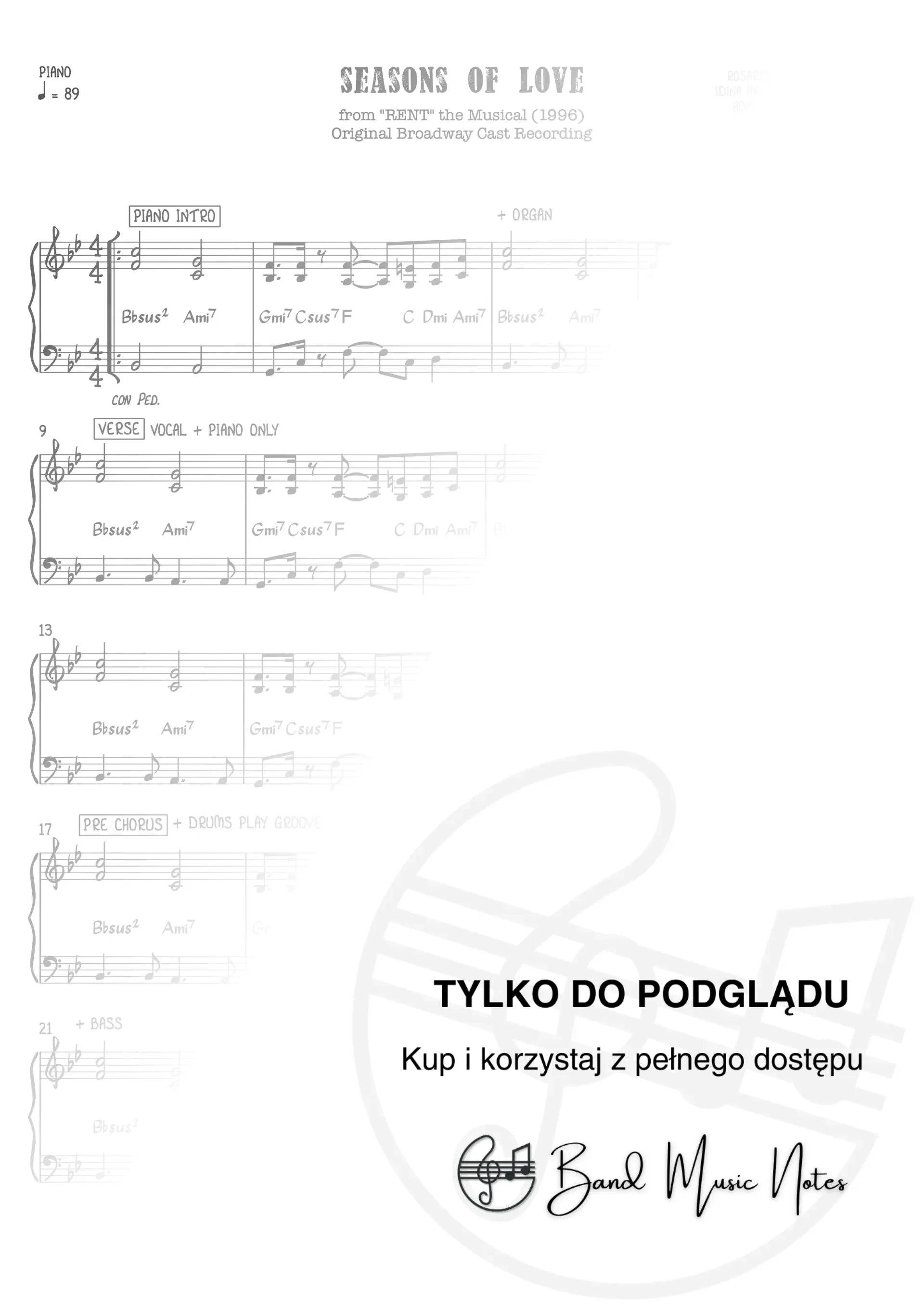 Rent - Seasons Of Love - Piano Part_0001