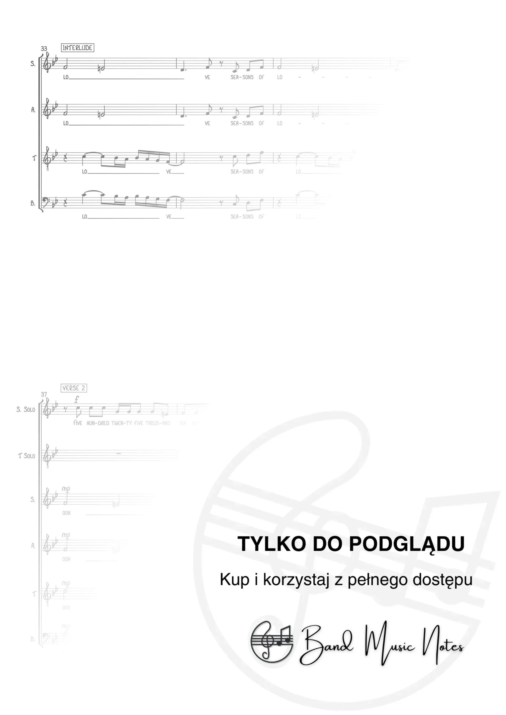 Rent - Seasons Of Love - Vocal Score_0003