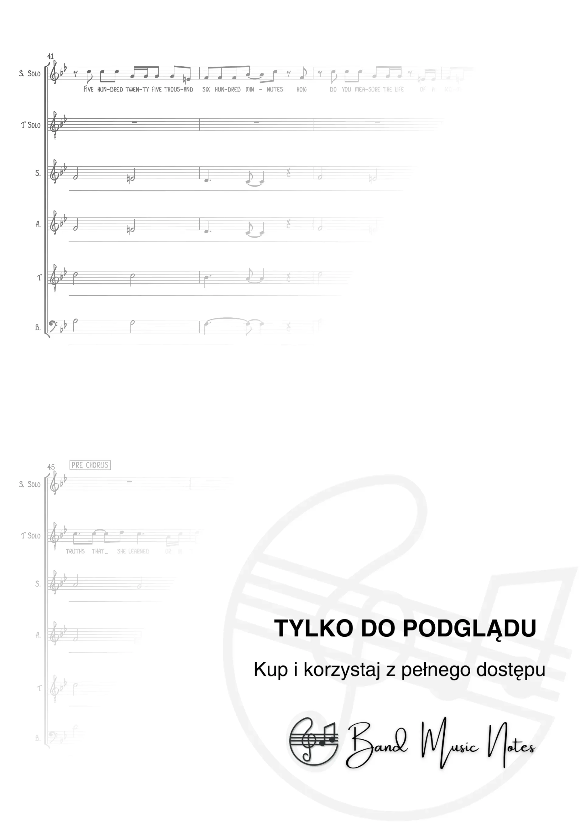 Rent - Seasons Of Love - Vocal Score_0004