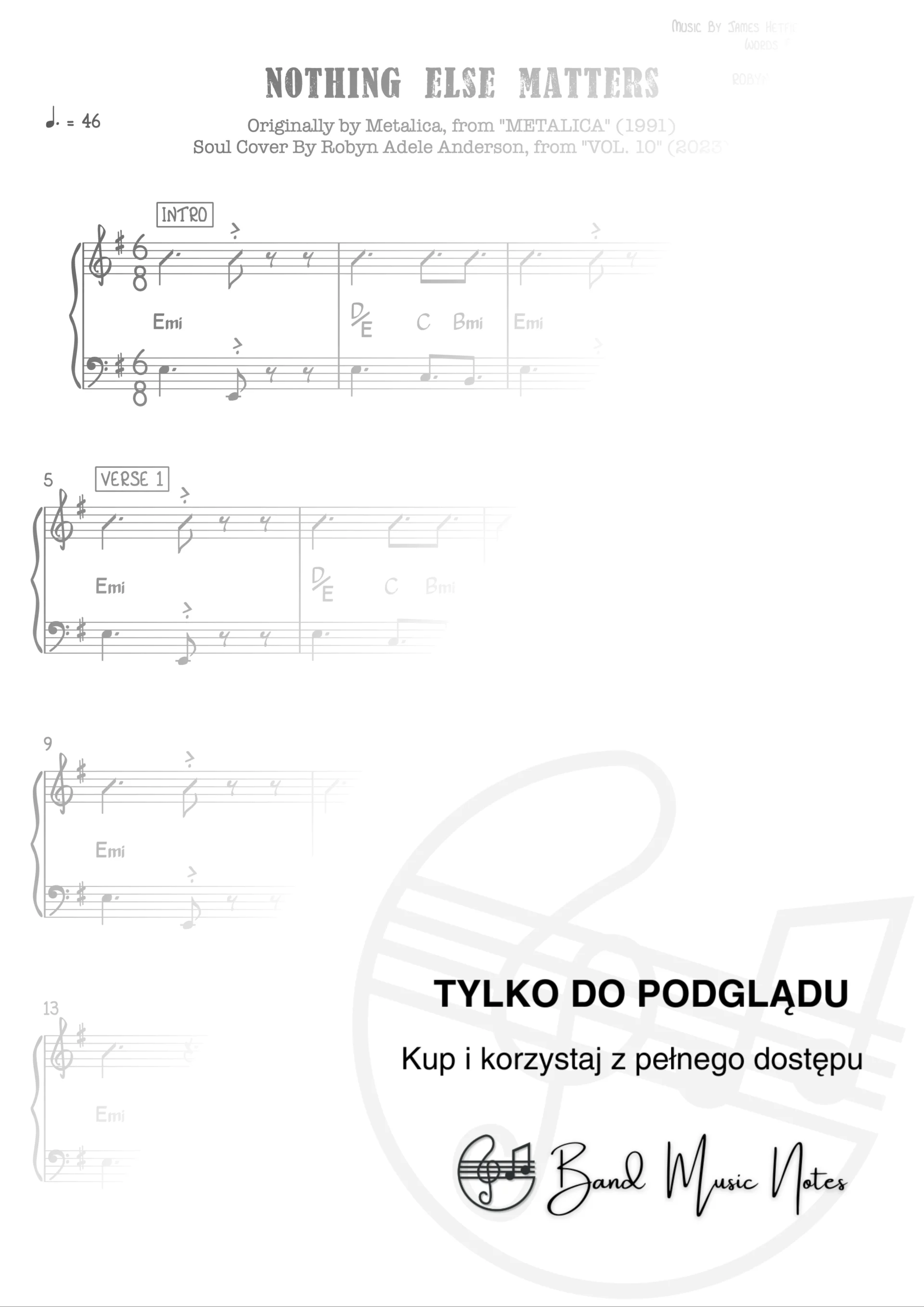 Roybyn Adele Anderson - Nothing Else Matters - Band Score_0001