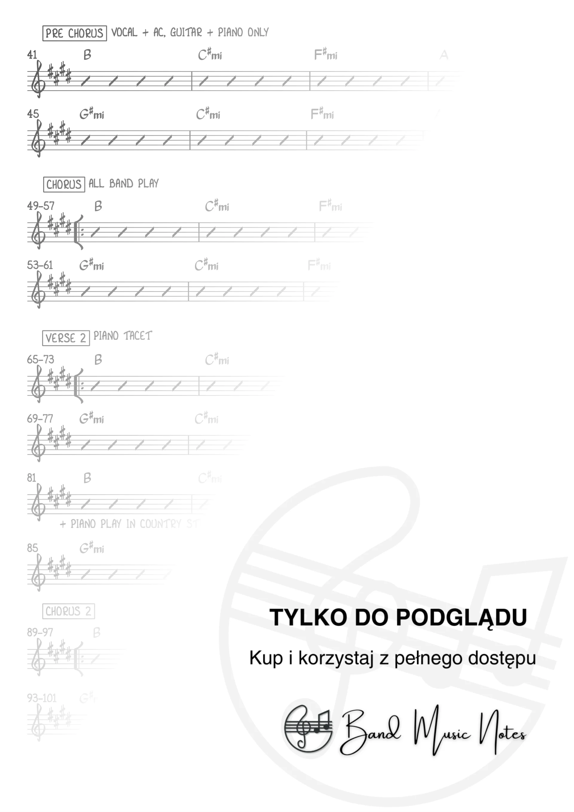 Sam Fender, Olivia Dean - Rein Me In - Band Score_0002