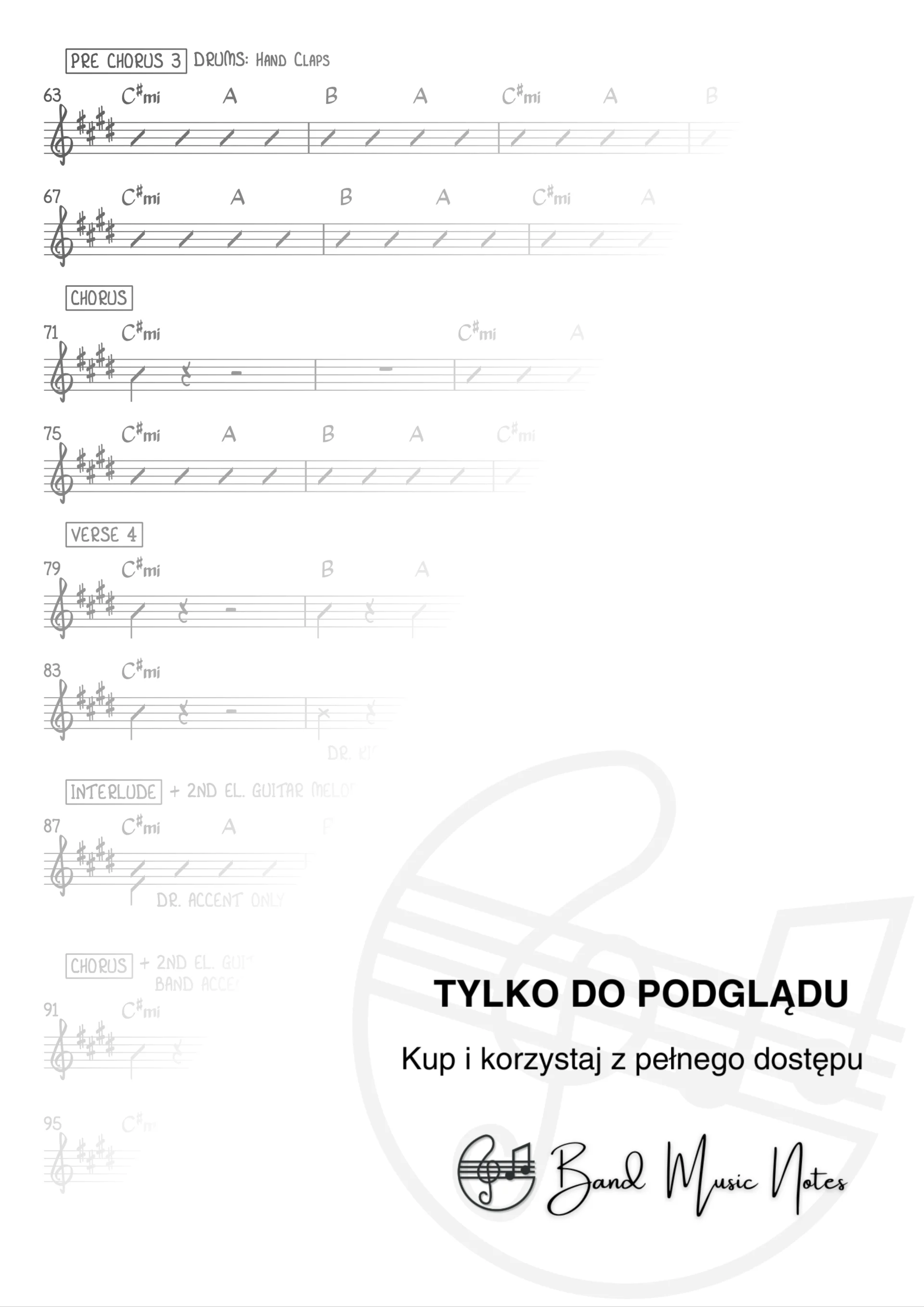 Shakira, Burna Boy - Dai Dai - Band Score_0003