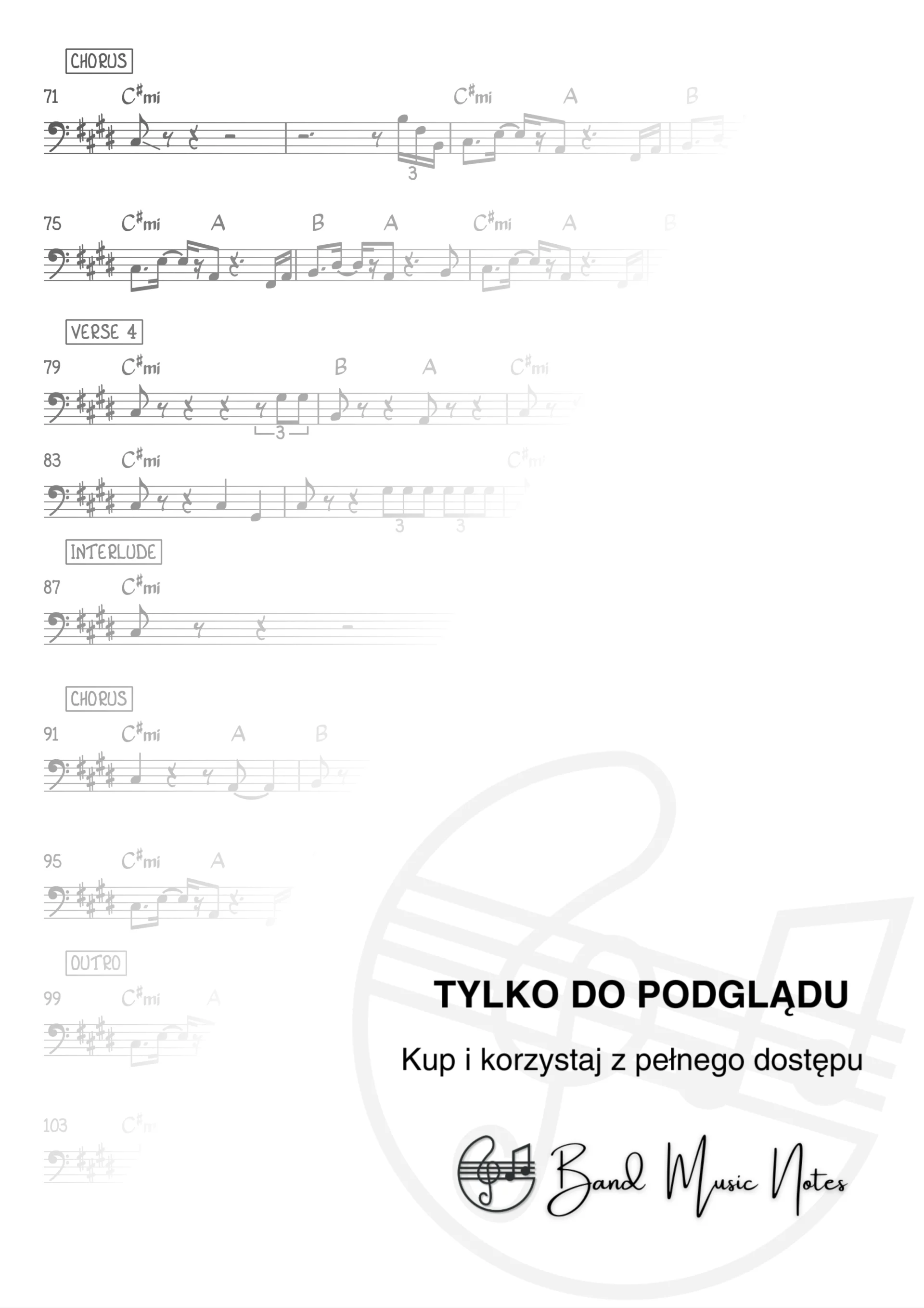 Shakira, Burna Boy - Dai Dai - Bass Guitar Part_0003