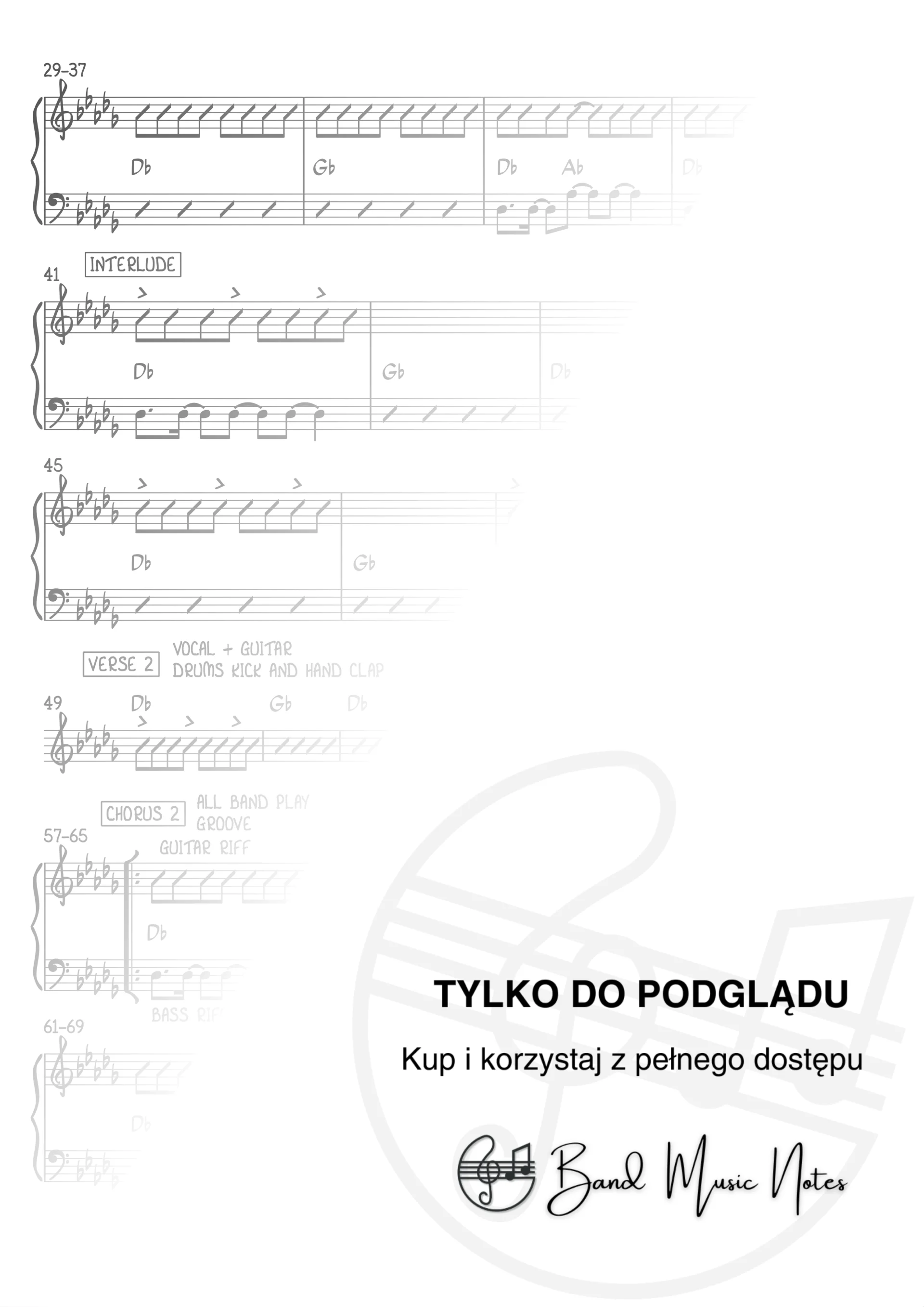 Shakira - Try Everything - Band Score_0002