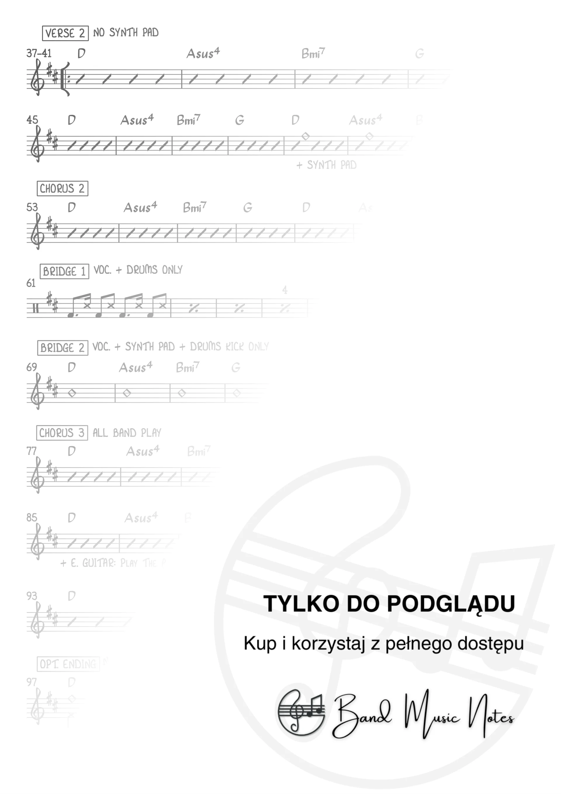 Shakira - Waka Waka - Band Score_0002