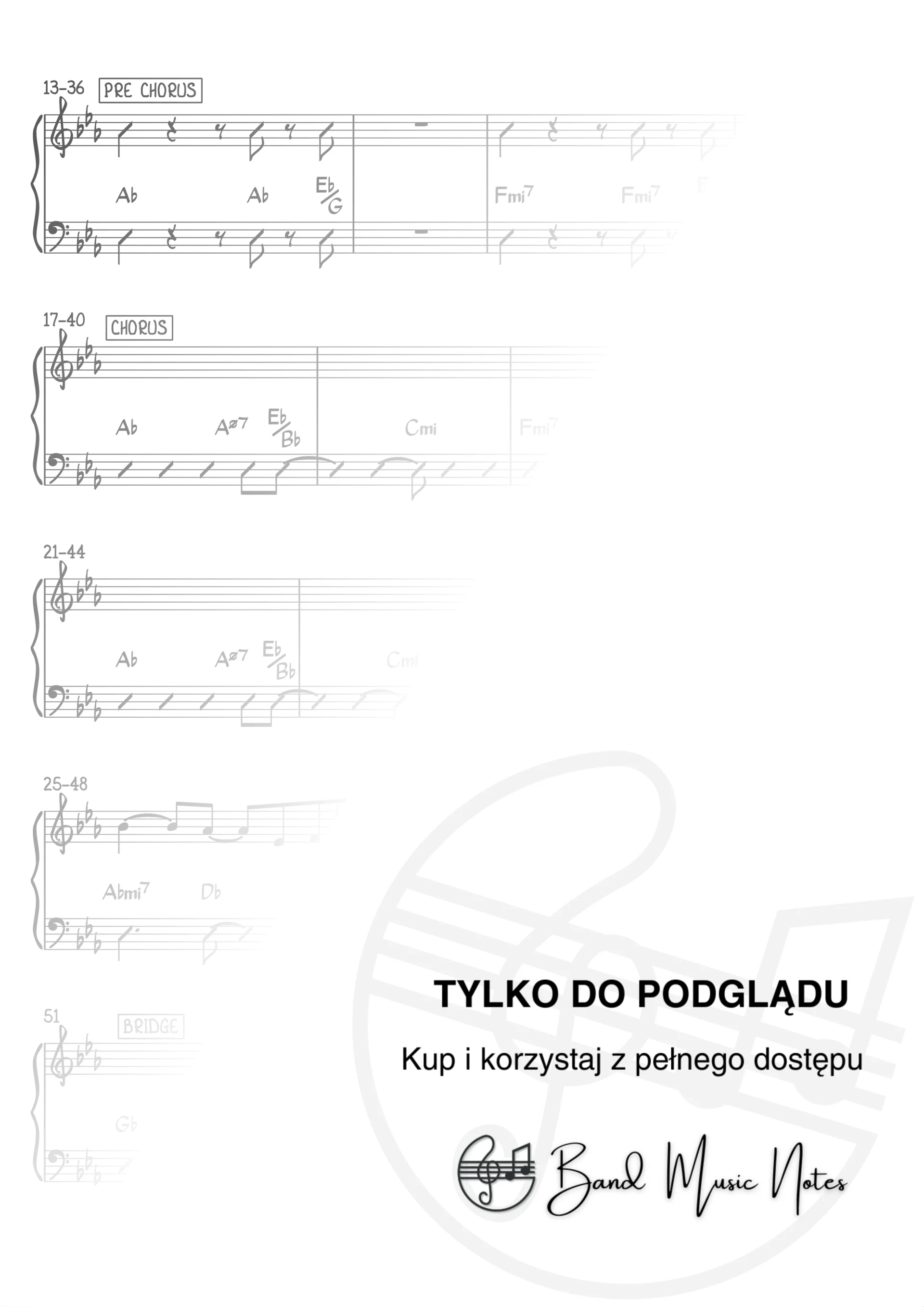 Singin' Birds - Nie miały aniołki - Band Score_0002