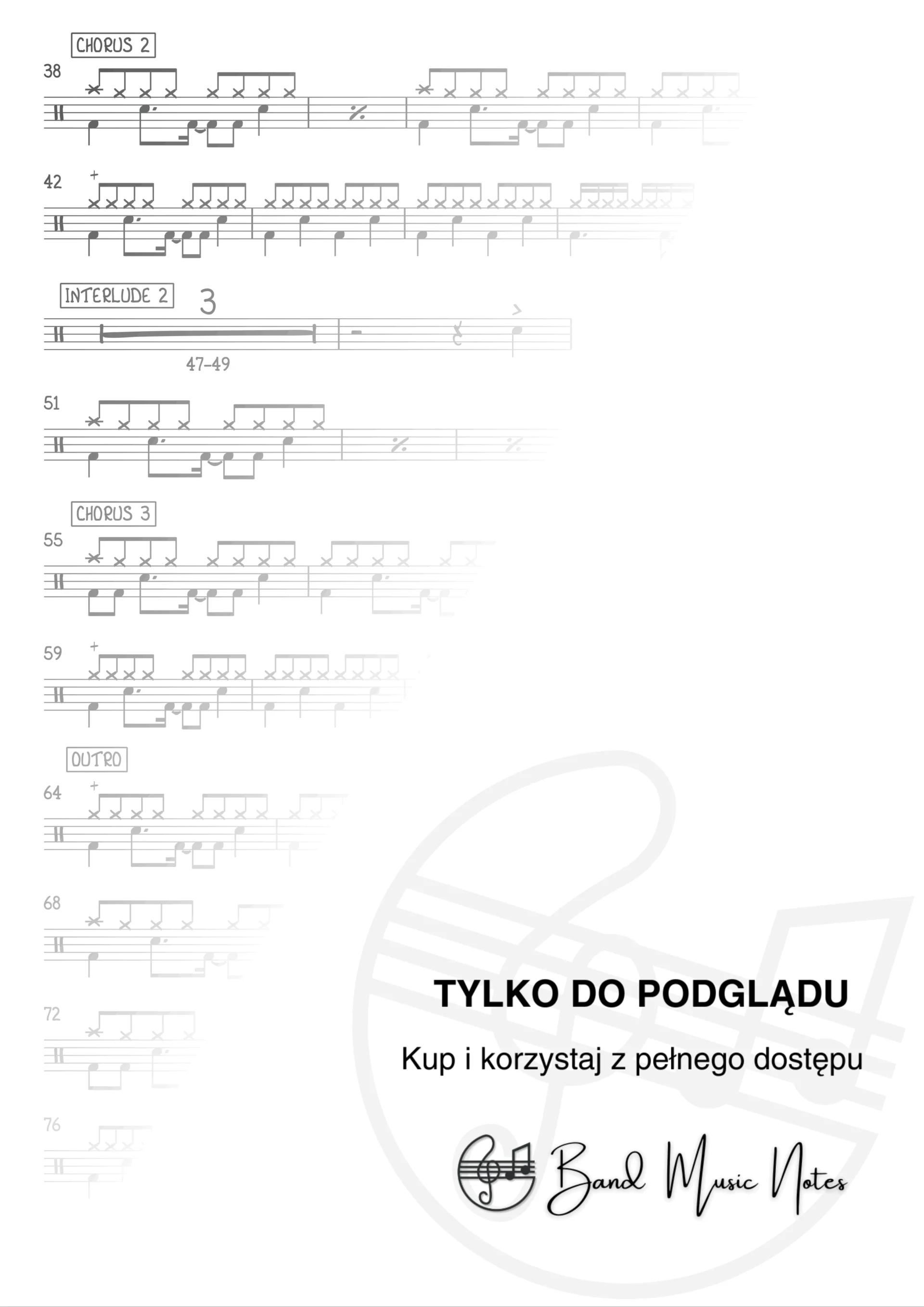 Sixpence None the Richer - Kiss Me - Drum Set Part_0002