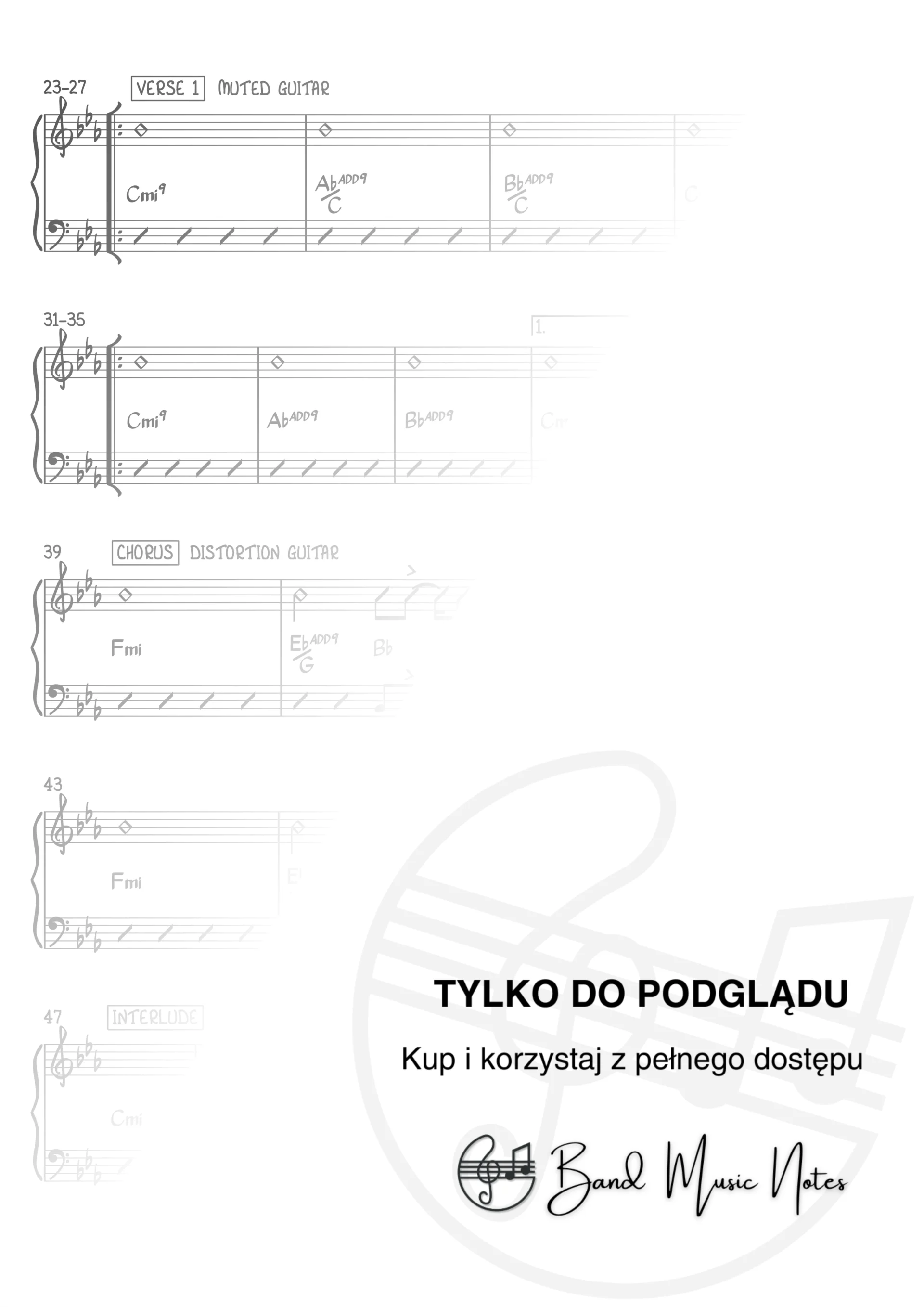 Survivor - Eye Of The Tiger - Band Score_0002