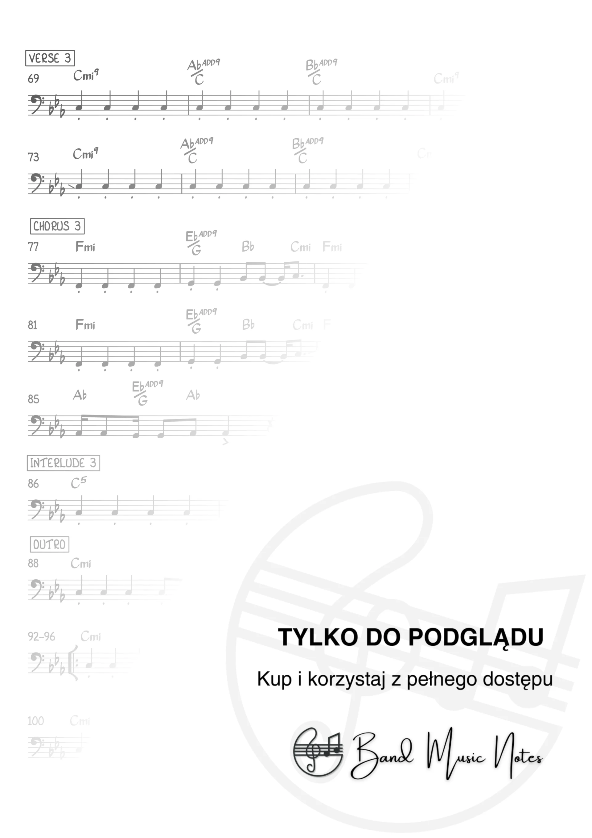 Survivor - Eye Of The Tiger - Bass Guitar Part_0003