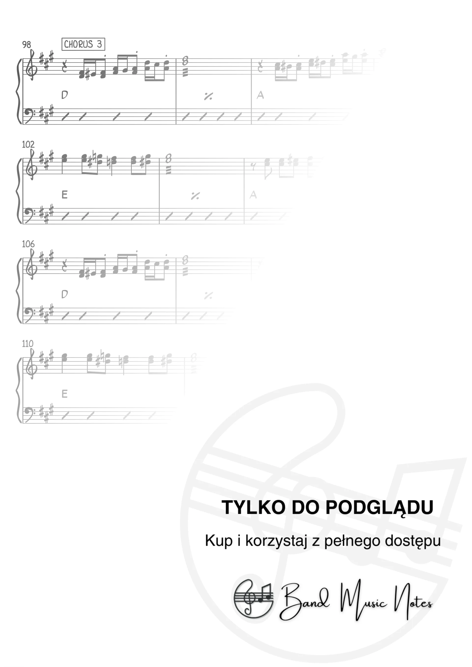The Shorts - Comment ça va - Band Score_0005