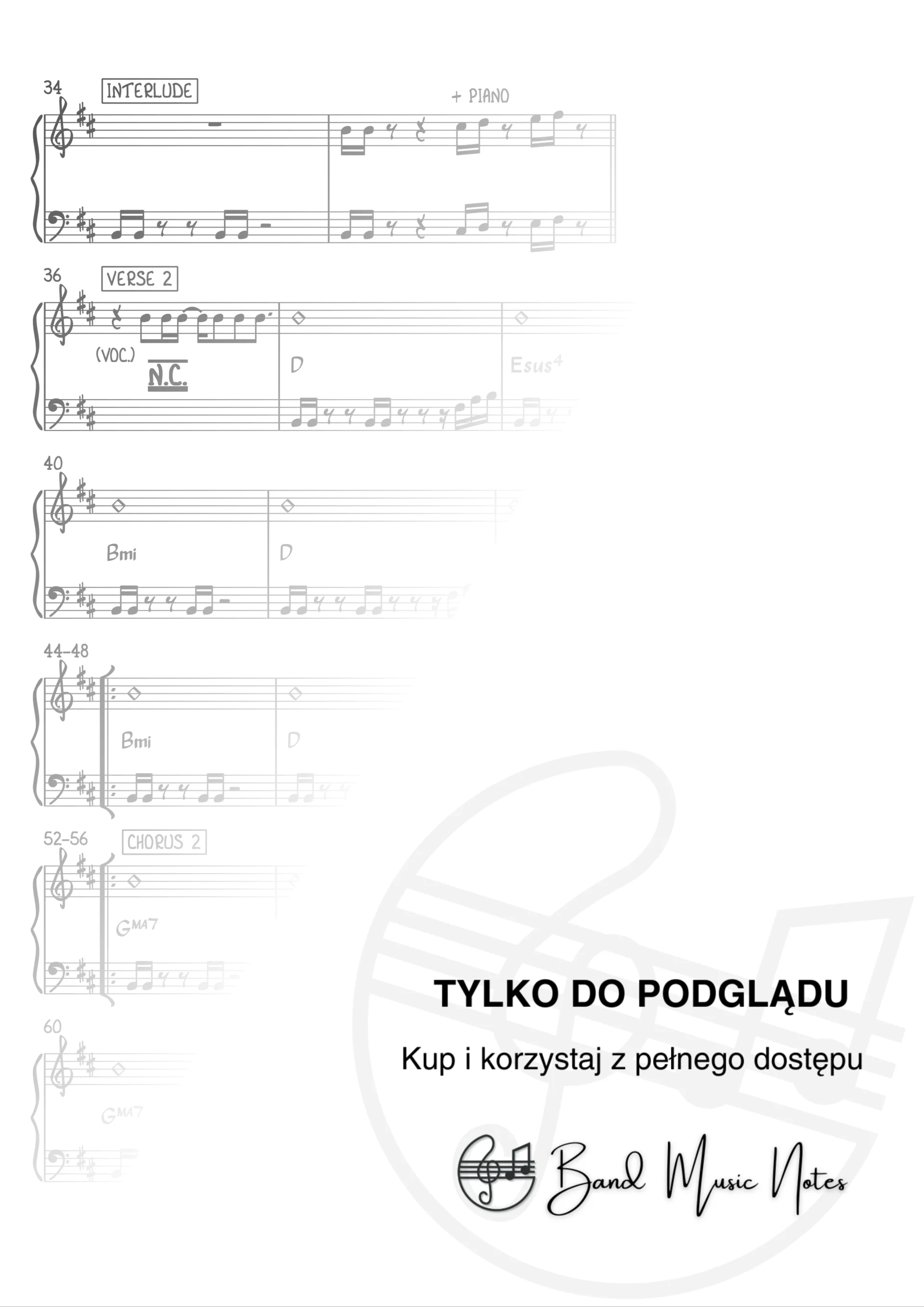 Tori Kelly - Crazy - Ver. live - Band Score_0002