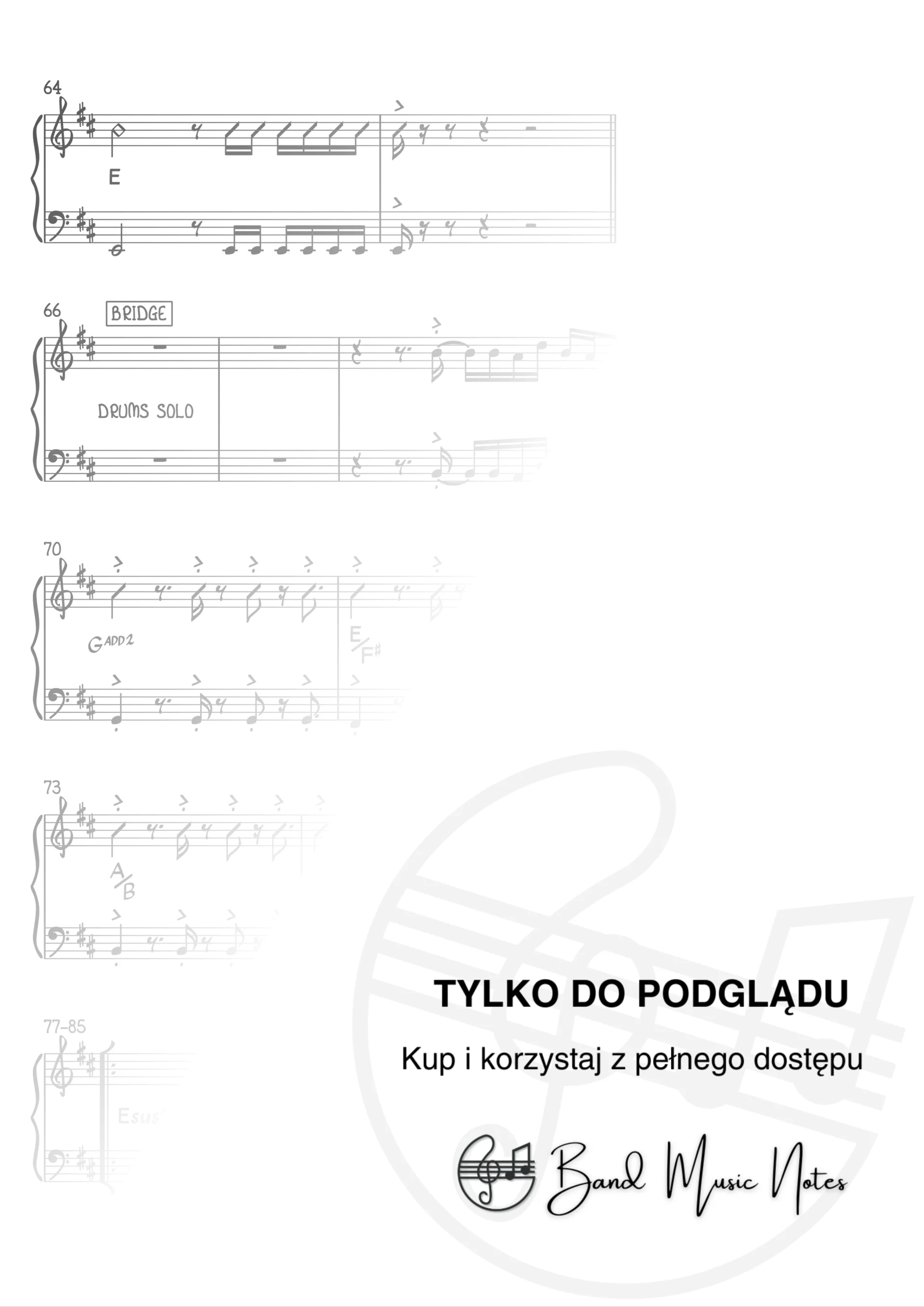 Tori Kelly - Crazy - Ver. live - Band Score_0003