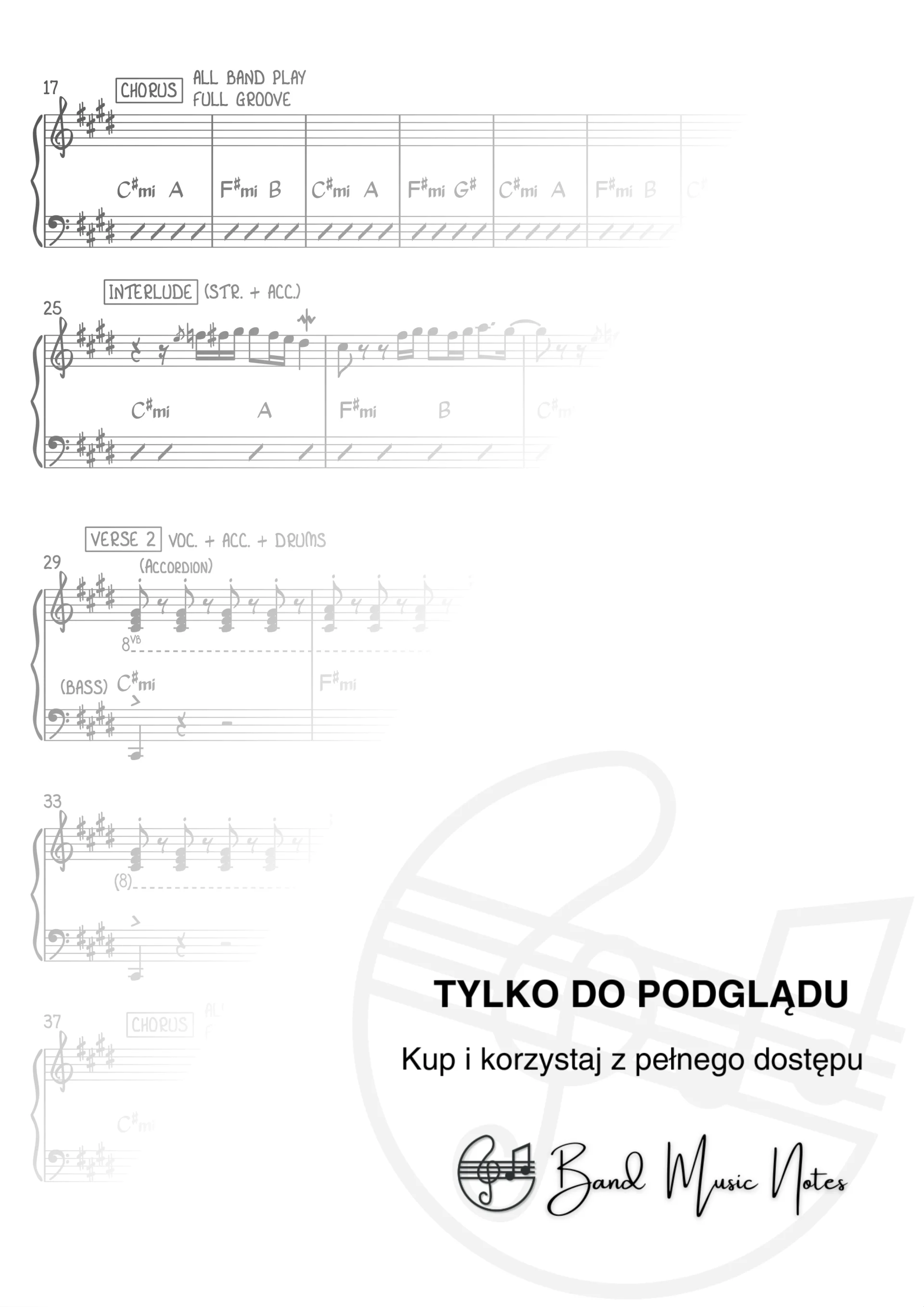 Viki Gabor, Kayah - Ramię w ramię - Band Score_0002