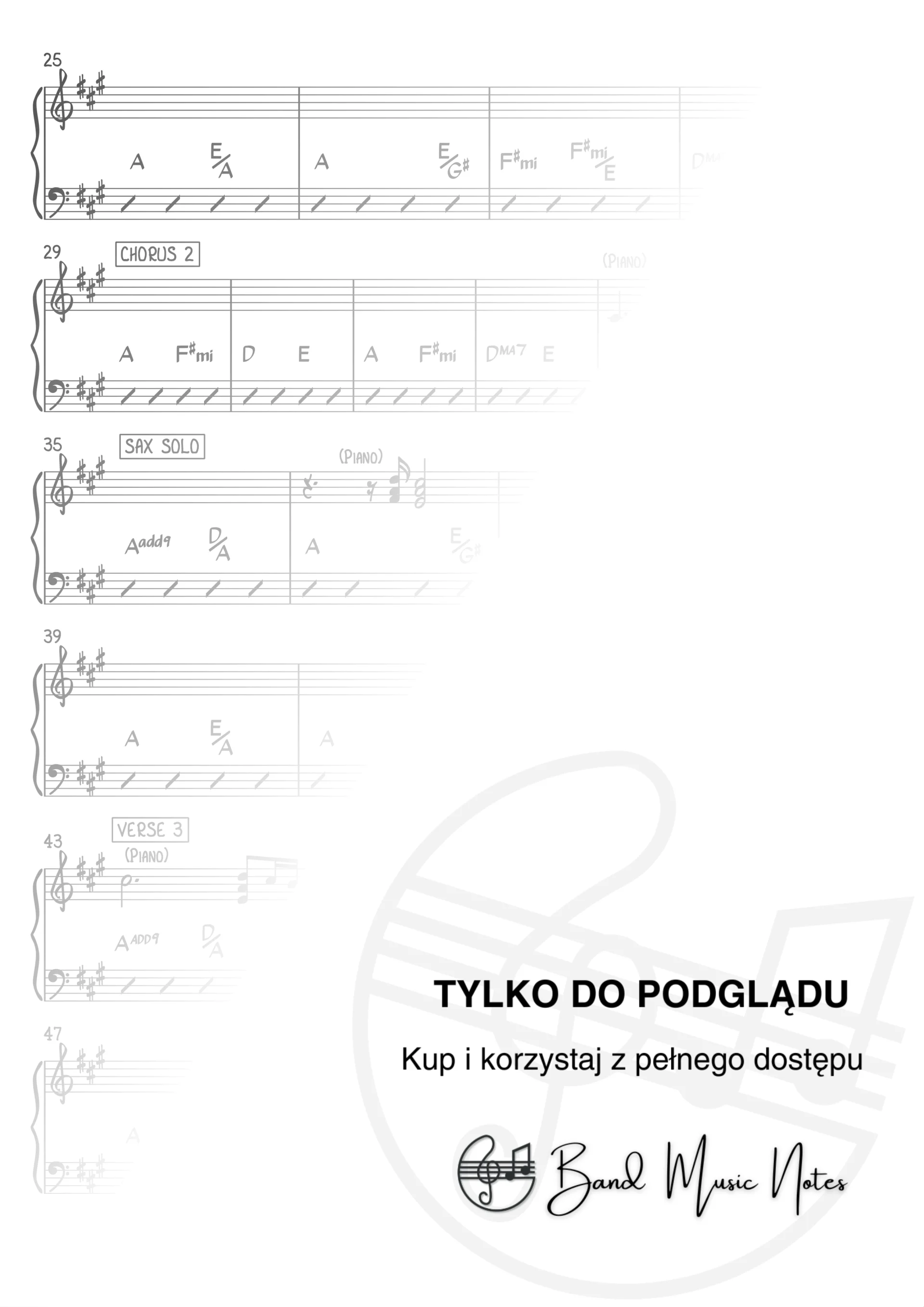 Whitney Houston - I Will Always Love You - Band Score_0002