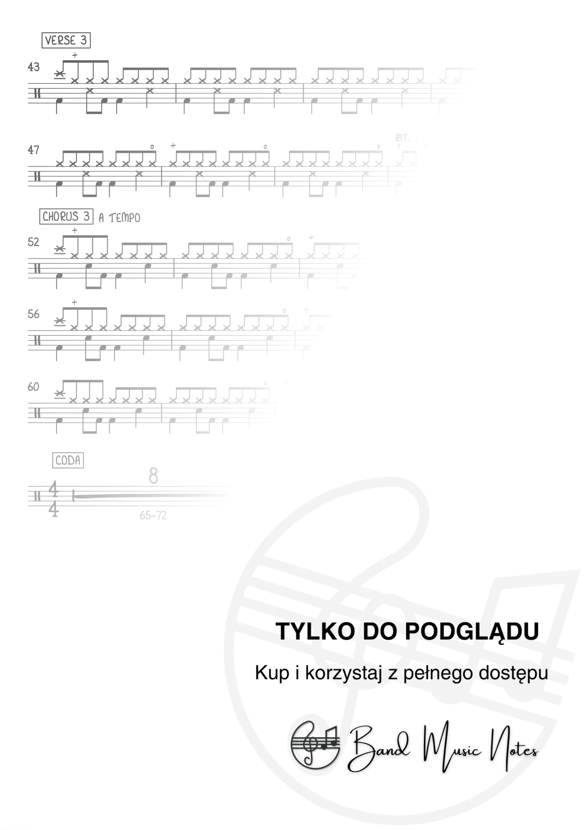 Whitney Houston - I Will Always Love You - Drum Set Part_0002