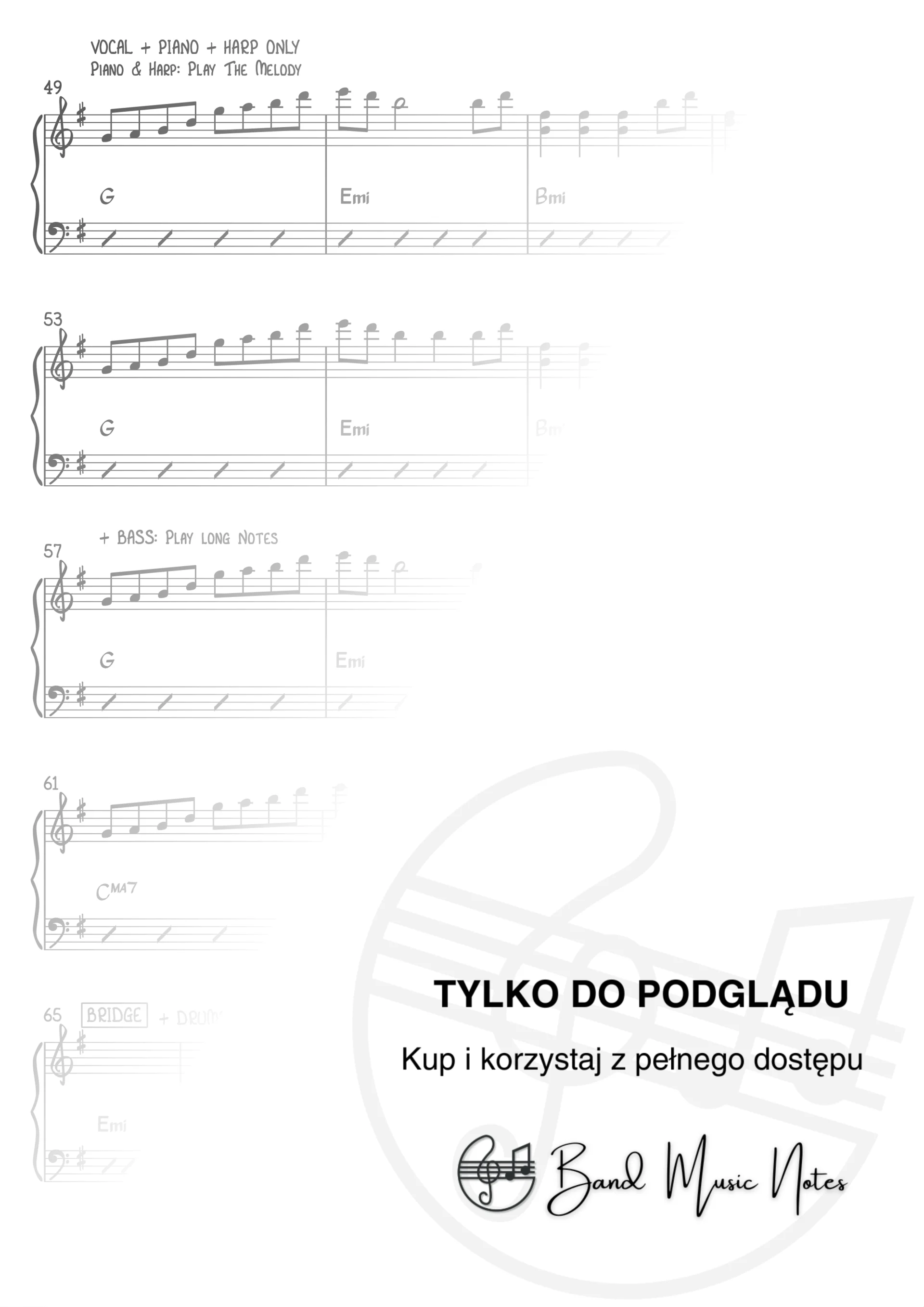 sanah & Artur Rojek - Tęsknię sobie - Band Score_0003