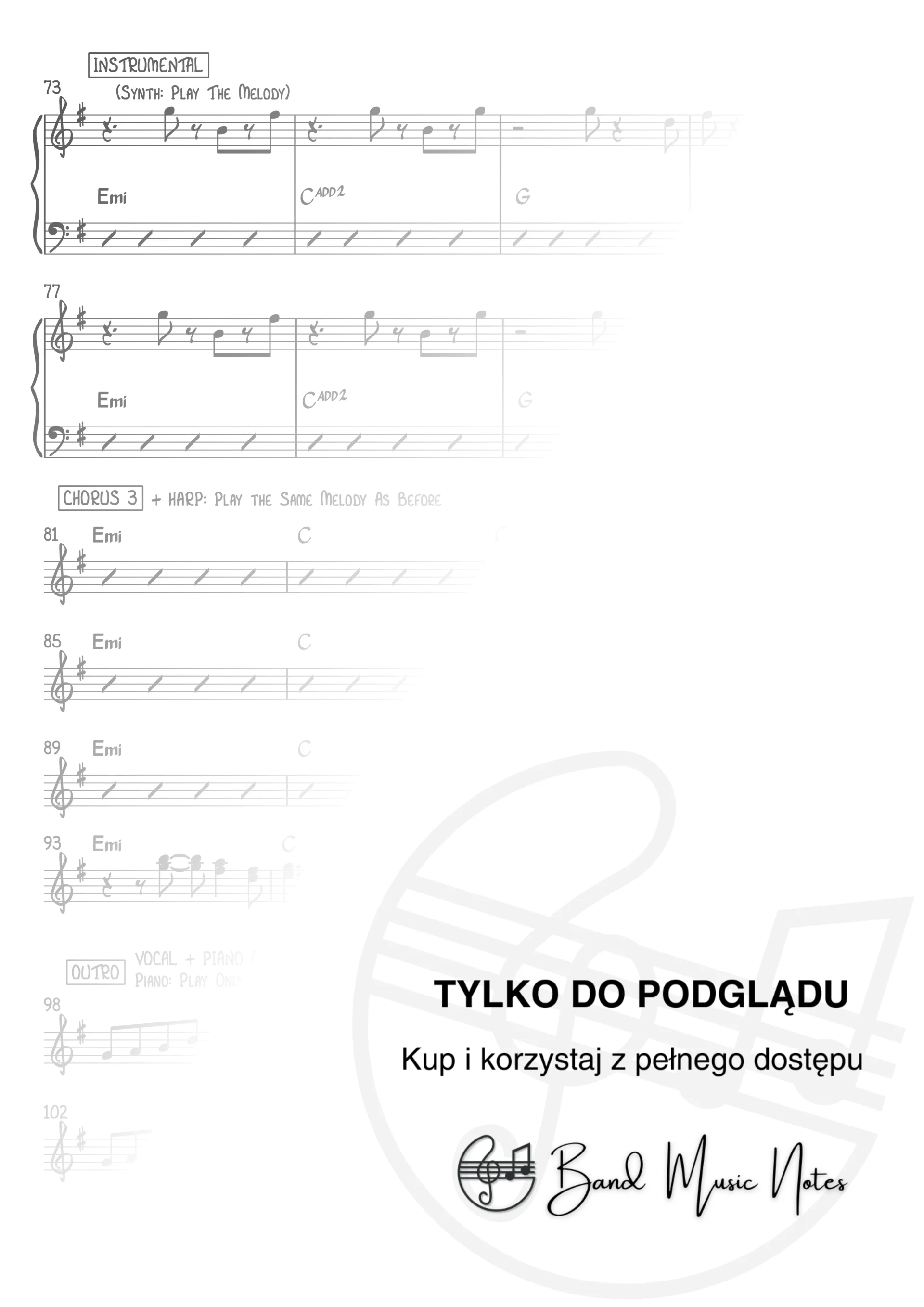 sanah & Artur Rojek - Tęsknię sobie - Band Score_0004