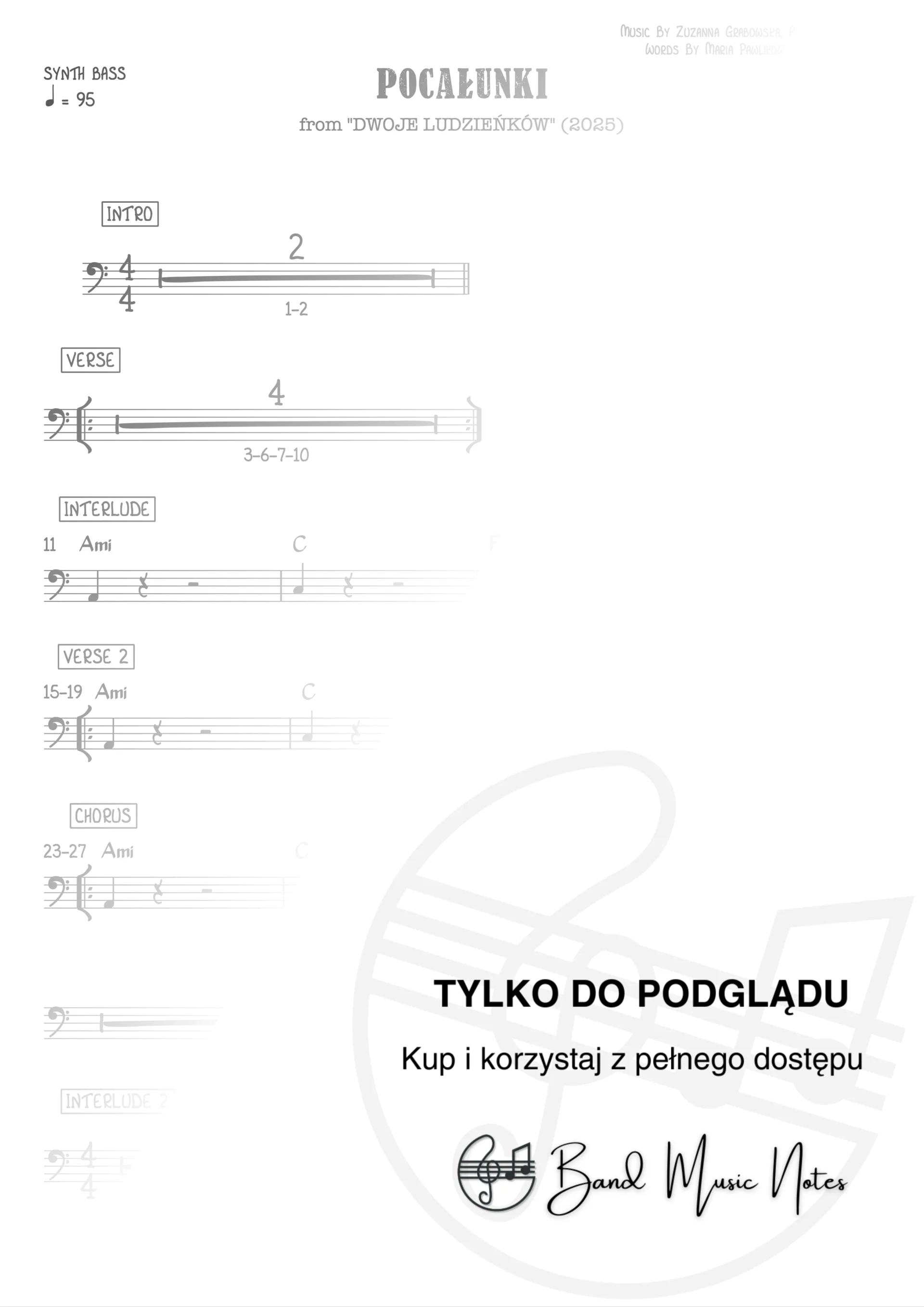 sanah - Pocałunki (M. Pawlikowska-Jasnorzewska) - Synth Bass Part_0001